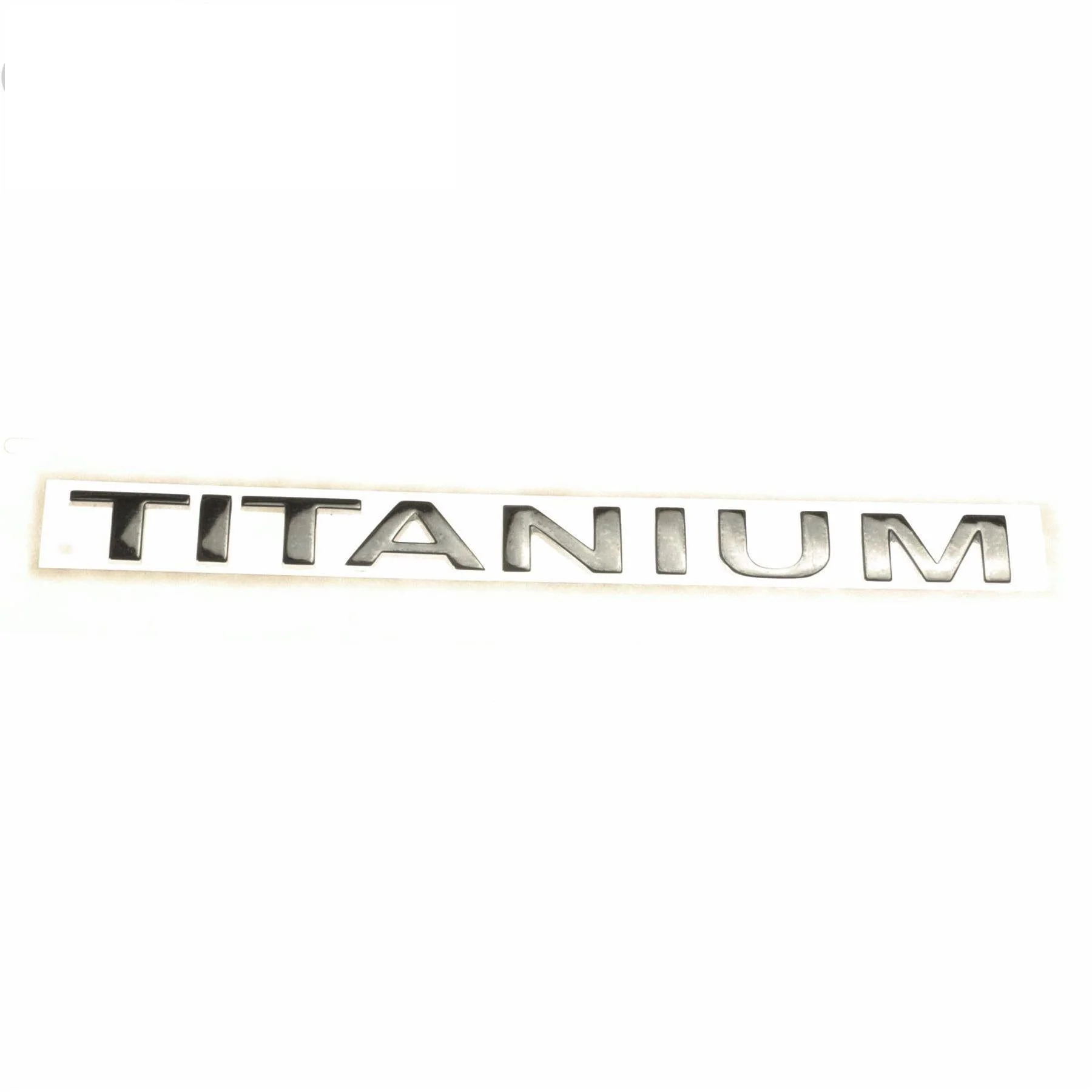 TITANIUM TAILGATE NAME PLATE BADGE EMBLEM - Image 2