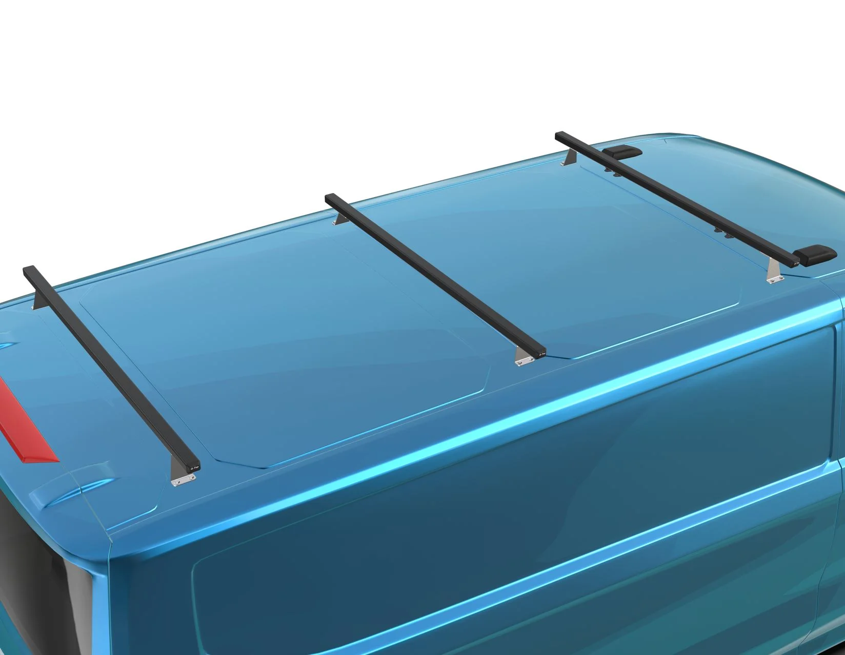 FORD TOURNEO/TRANSIT CUSTOM Q-TOP® (Q-TECH)* ROOF BASE CARRIER WITH SET OF 3 ROOF CROSSBARS - Image 2