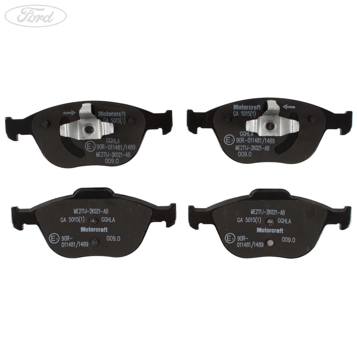 TRANSIT CONNECT MOTORCRAFT FRONT CALIPER BRAKE PAD KIT 2013 - Image 5