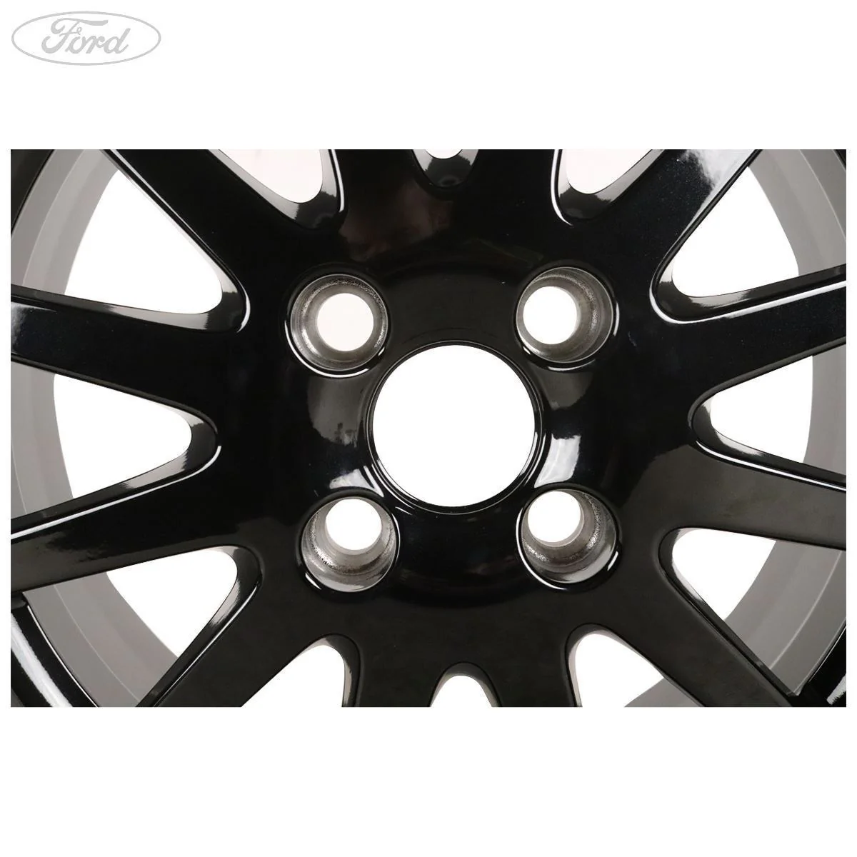 FUSION FIESTA MK6 16" ALLOY WHEEL 12 SPOKE BLACK 2002-2008 - Image 6