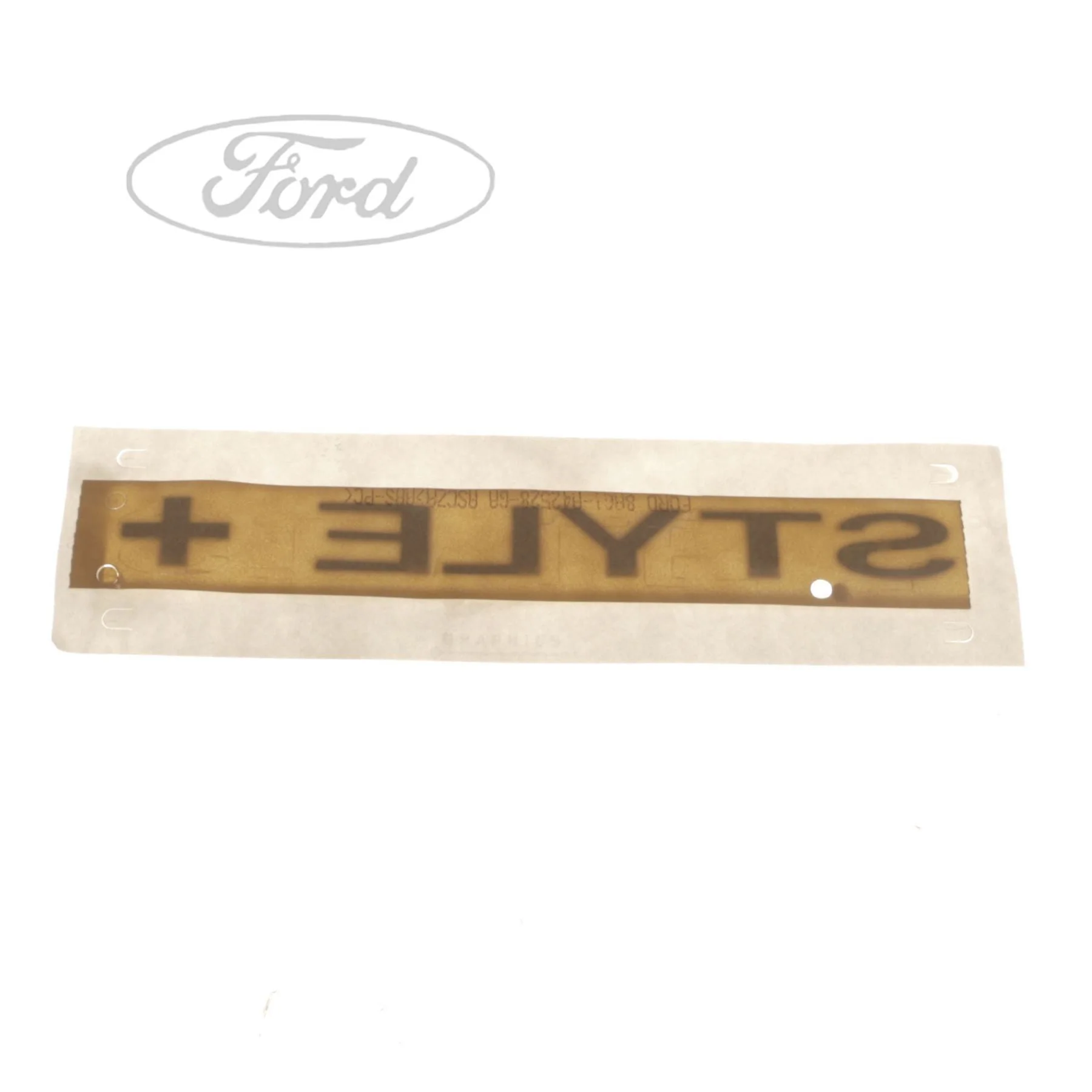 FUSION FIESTA MK7 STYLE NAME PLATE BADGE EMBLEM - Image 3