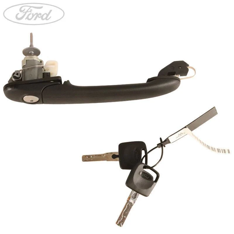 GALAXY O/S FRONT OUTER DOOR HANDLE GRAINED BLACK - Image 4