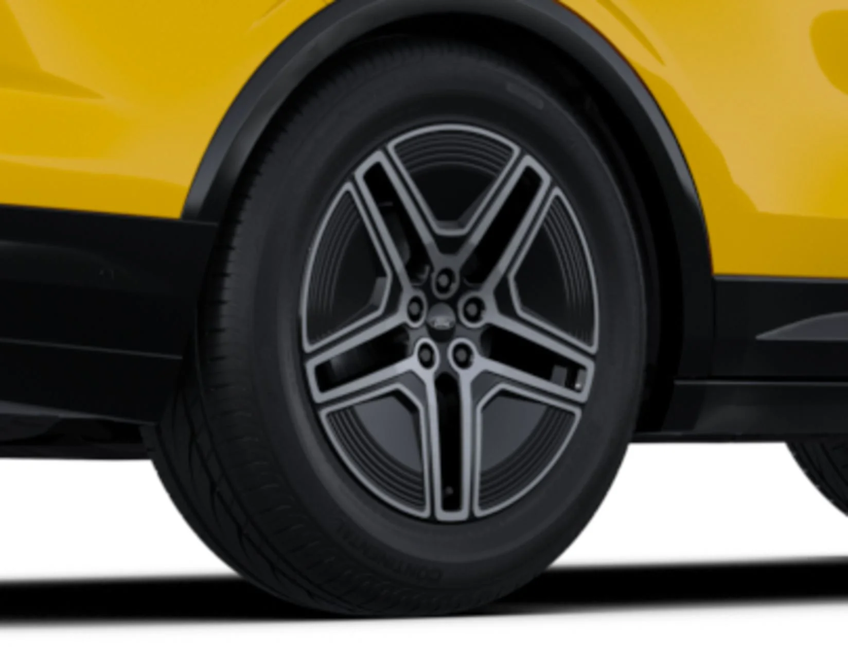 ALL-ELECTRIC CAPRI 20" REAR ALLOY WHEEL 5X2-SPOKE DESIGN ABSOLUTE BLACK BRIGHT MACHINED FINISH 2024-ON 2689778