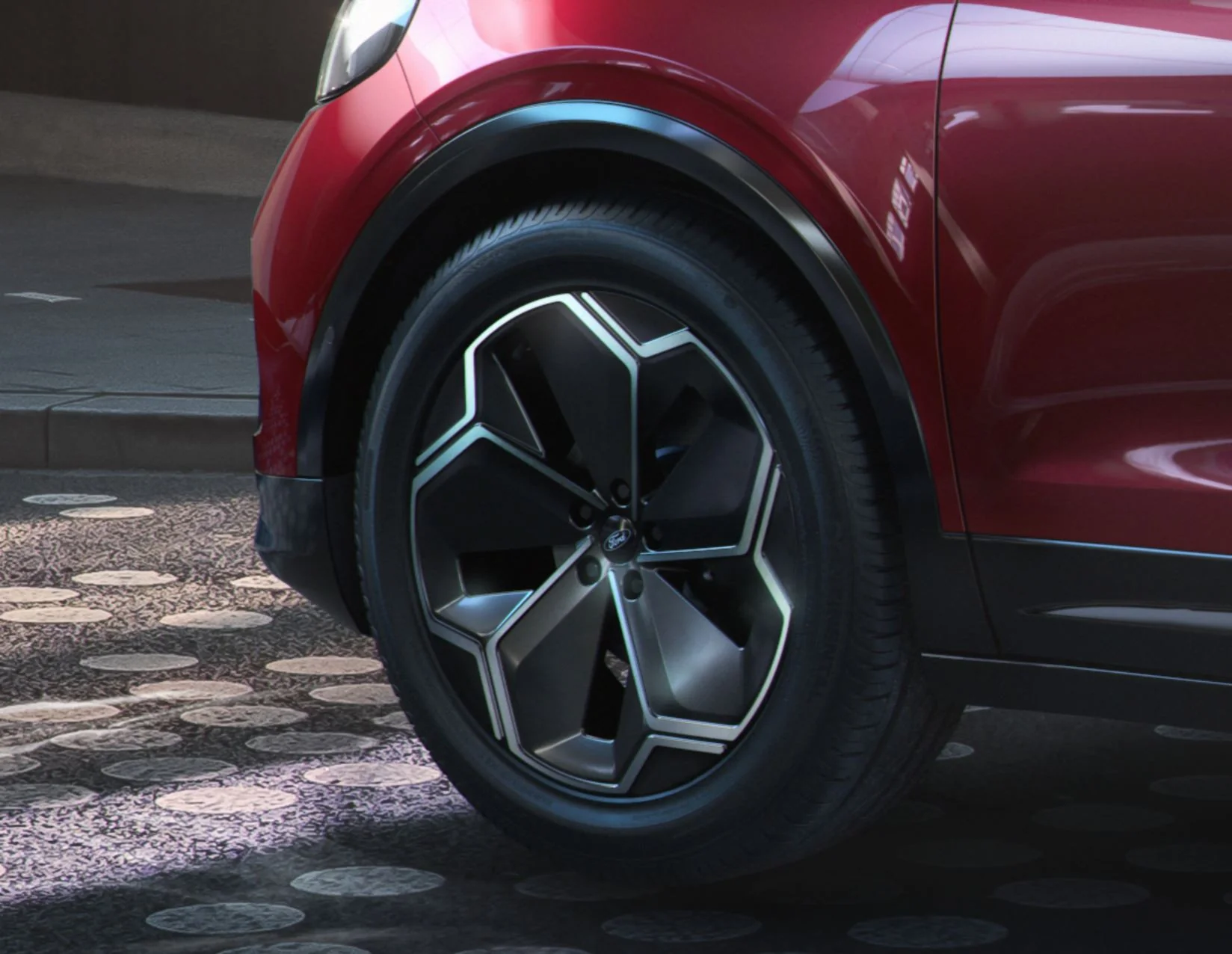 ALL-ELECTRIC CAPRI 21" FRONT ALLOY WHEEL 5-SPOKE DESIGN ASPHALT BLACK BRIGHT MACHINED FINISH 2024-ONWARDS 2707040