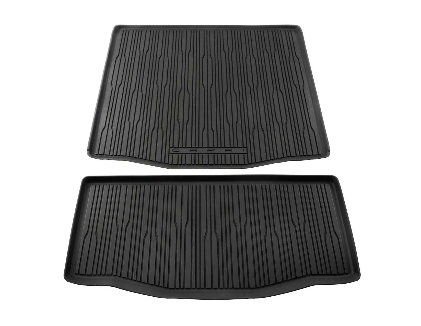 ALL-ELECTRIC CAPRI RUBBER BOOT FLOOR LOAD COMPARTMENT MAT LOWER FLOOR LINER ALL-WEATHER TRAY WITH LOGO 2024-ONWARDS - Image 3