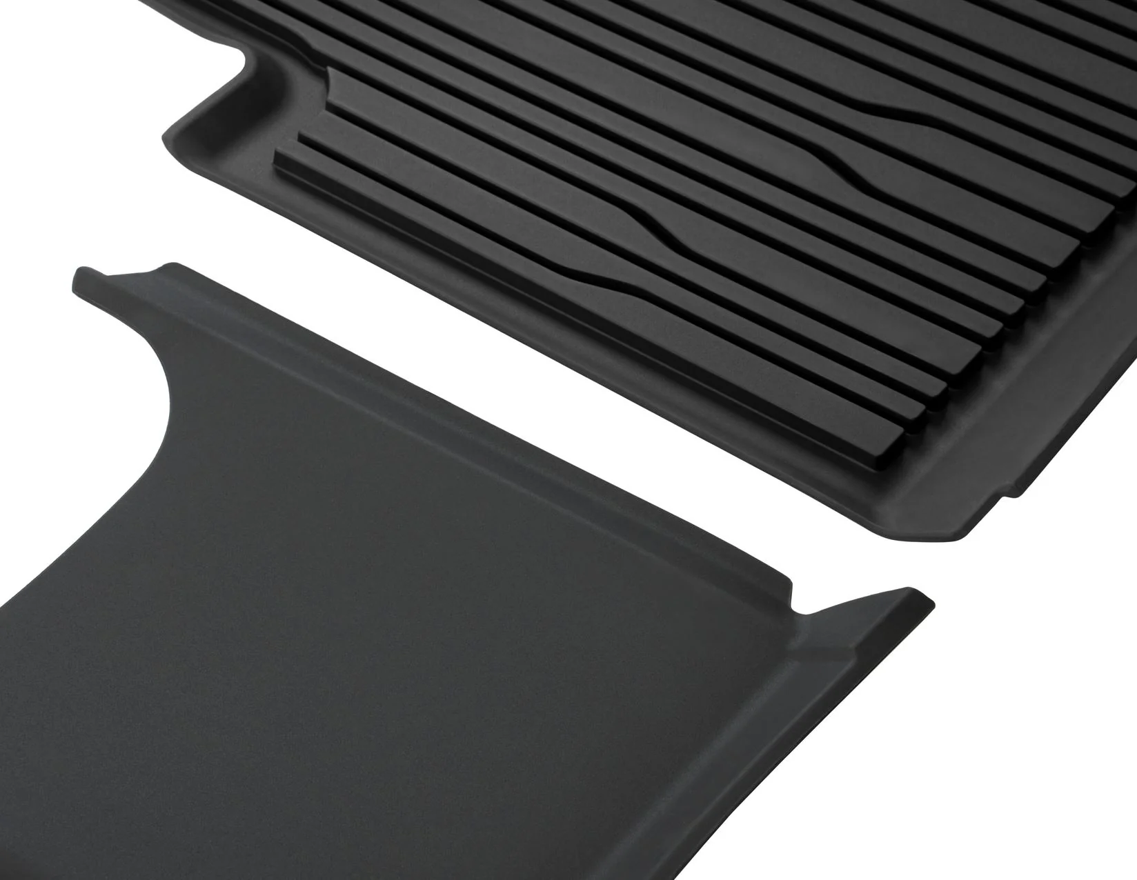 ALL-ELECTRIC EXPLORER CAPRI REAR RUBBER FLOOR MATS ALL-WEATHER CONTOURED BLACK 2024-ONWARDS - Image 3