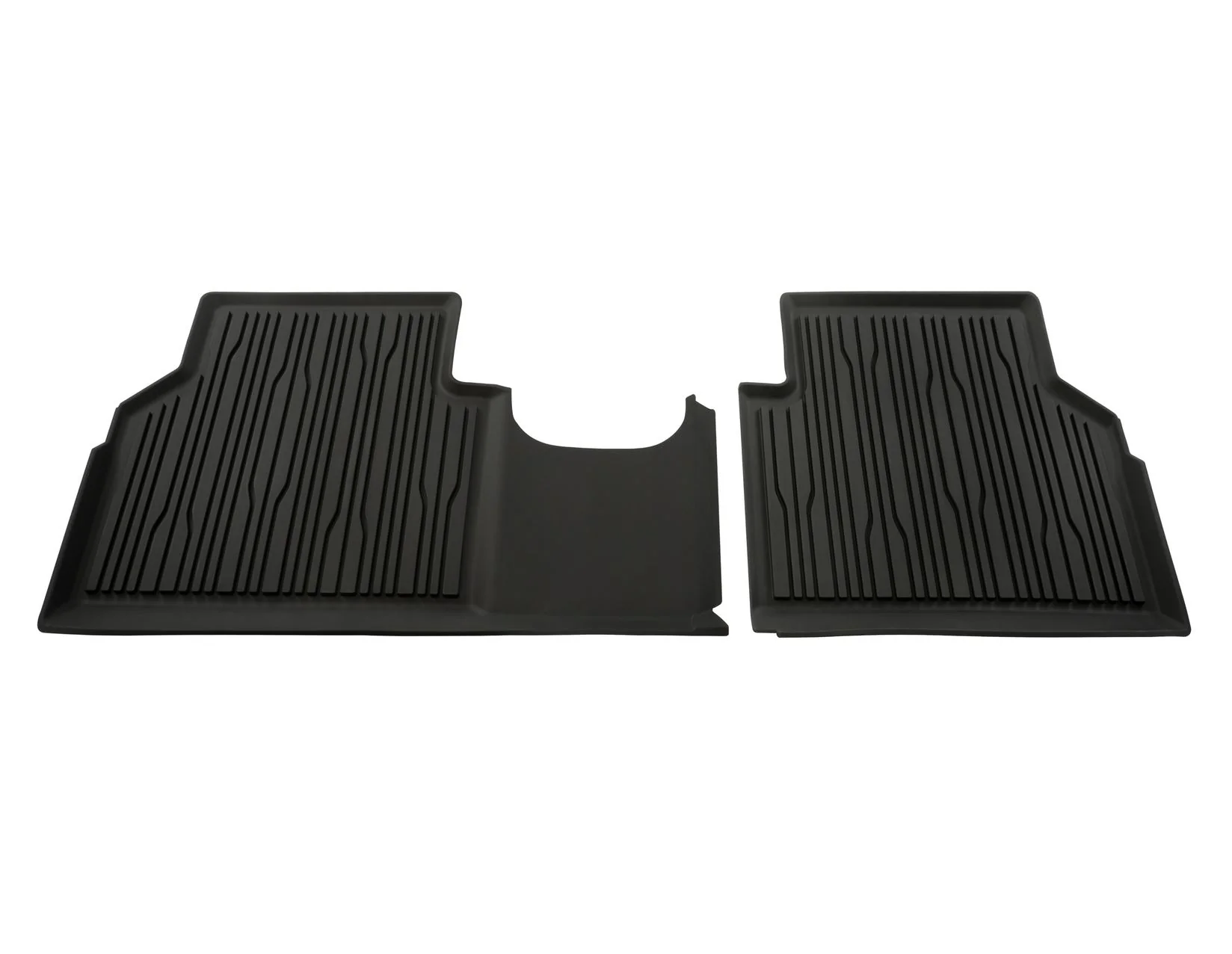 ALL-ELECTRIC EXPLORER CAPRI REAR RUBBER FLOOR MATS ALL-WEATHER CONTOURED BLACK 2024-ONWARDS - Image 4