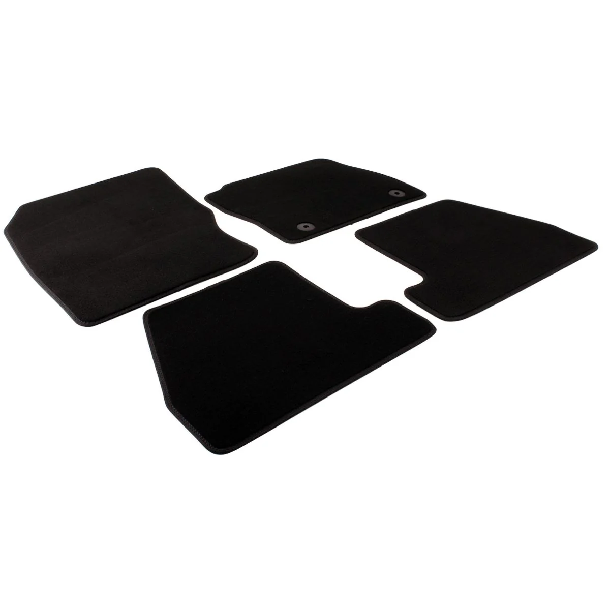 FOCUS ST FRONT & REAR FLOOR MATS VELOUR NO LOGO 2014-15