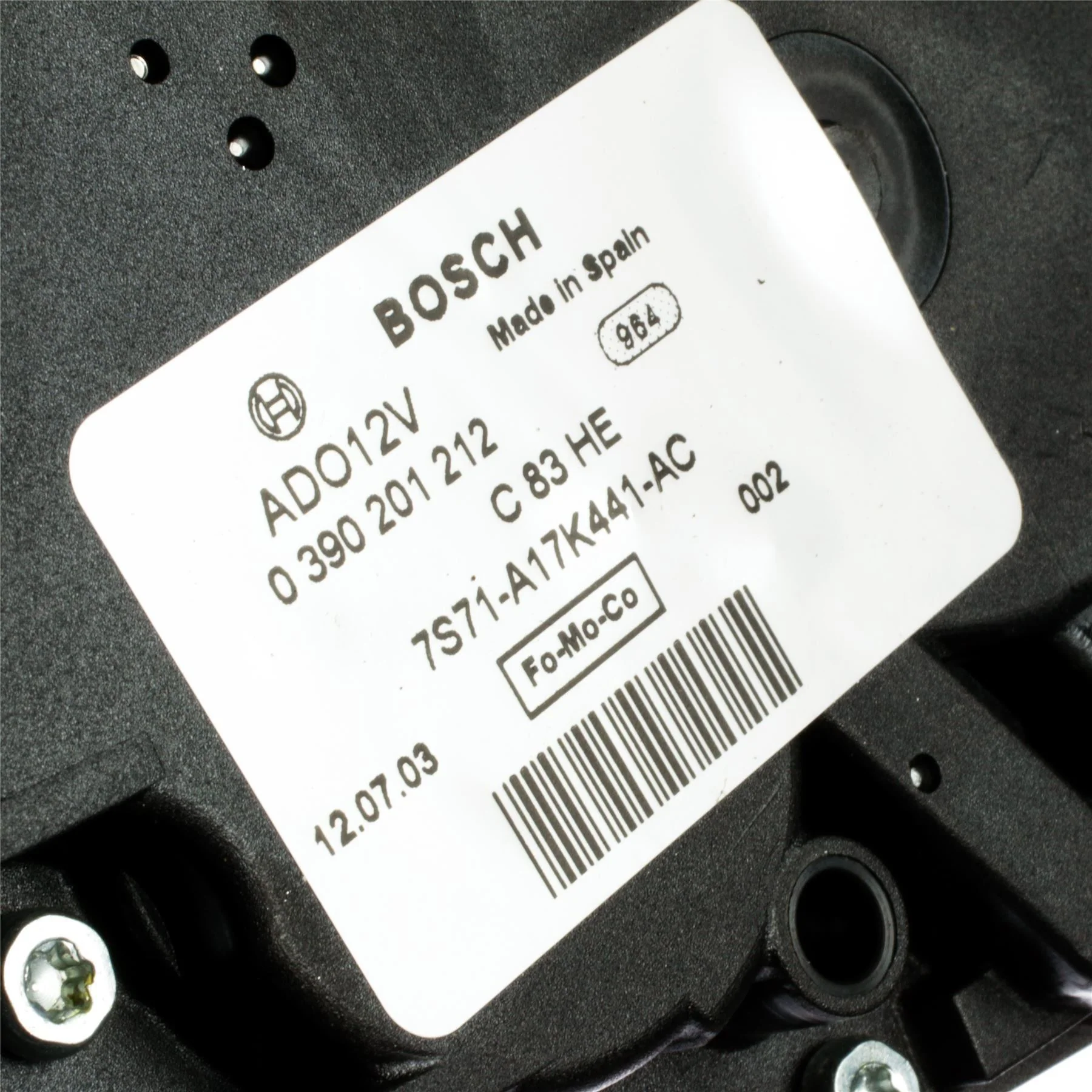 MONDEO MK4 REAR WINDOW WIPER MOTOR 5 DOOR SALOON 2007-2014