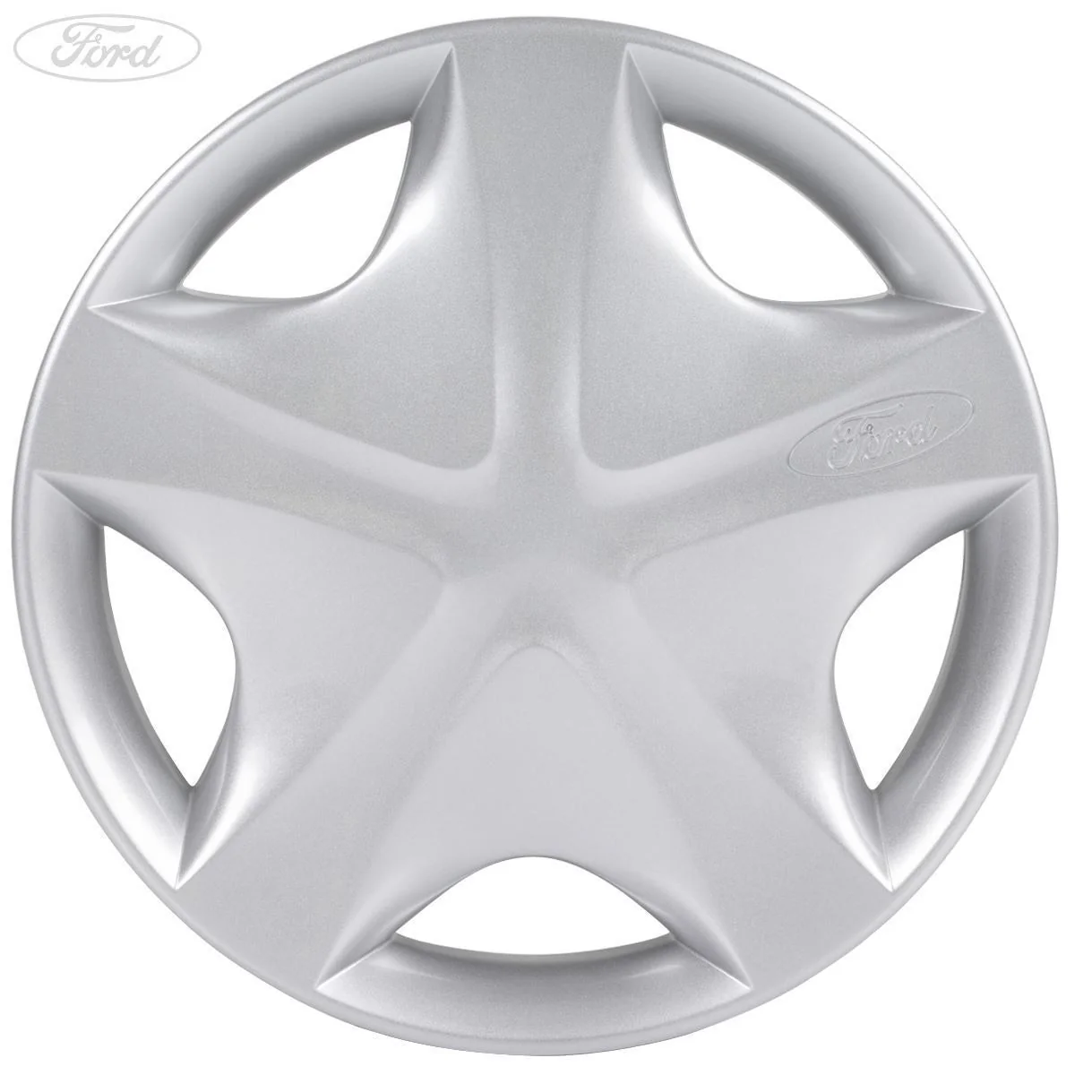 KA MK1 13" WHEEL TRIM HUB CAP SILVER SINGLE 1996-2008 - Image 4