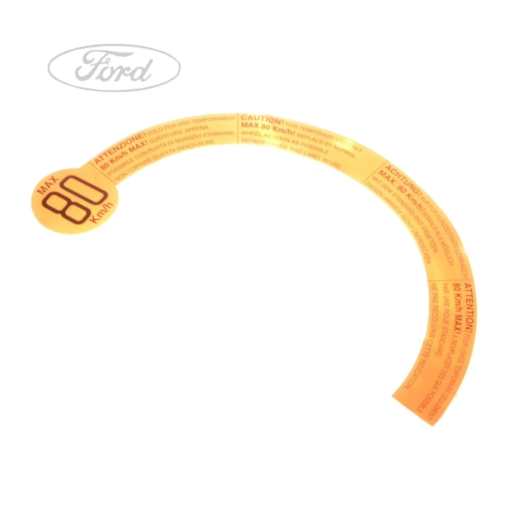 KA TIRE PRESSURE INSTRUCTION DECAL - Image 2