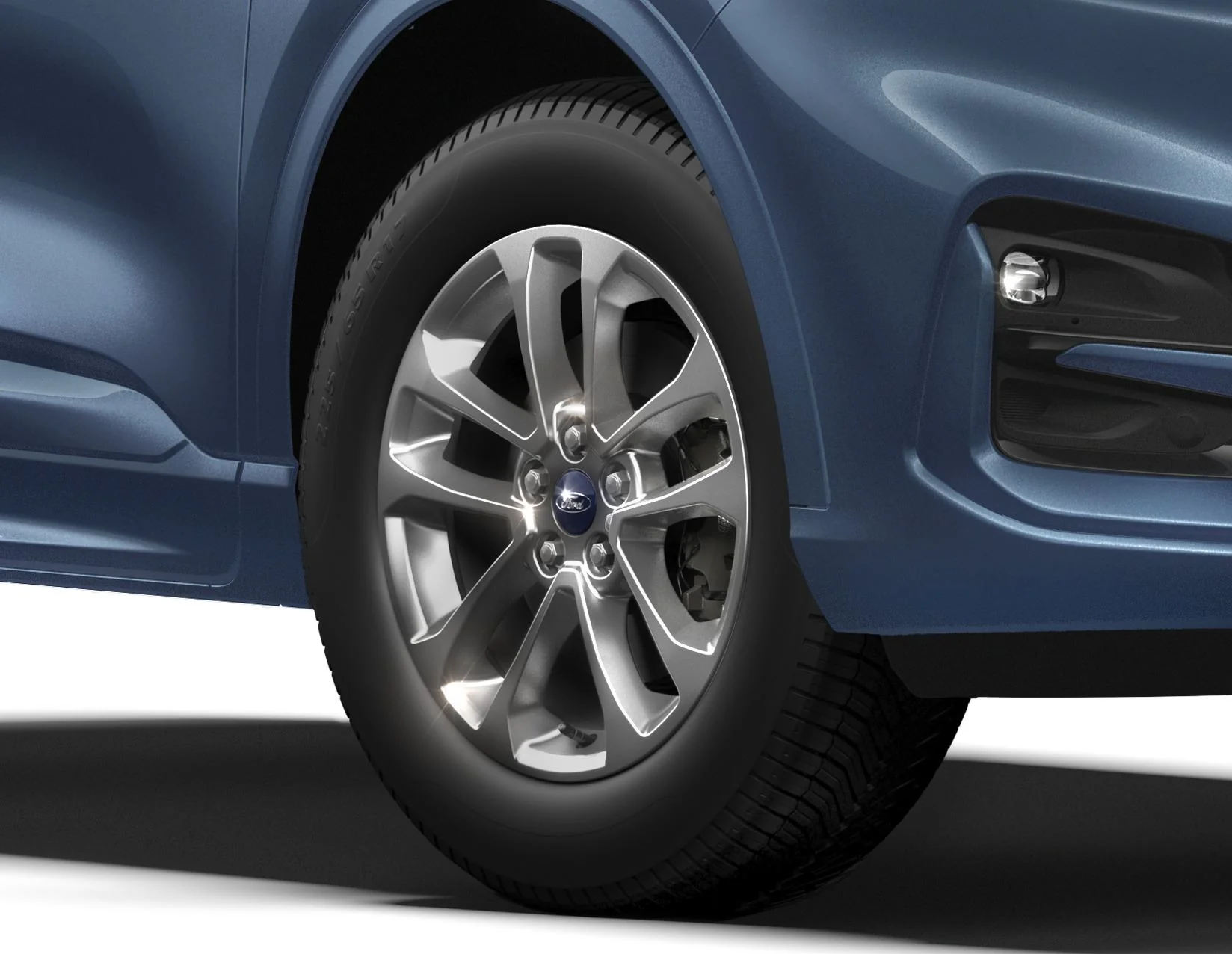KUGA 17" ALLOY WHEEL 5X2-SPOKE DESIGN SHADOW SILVER FINISH 2020-ON - Image 2