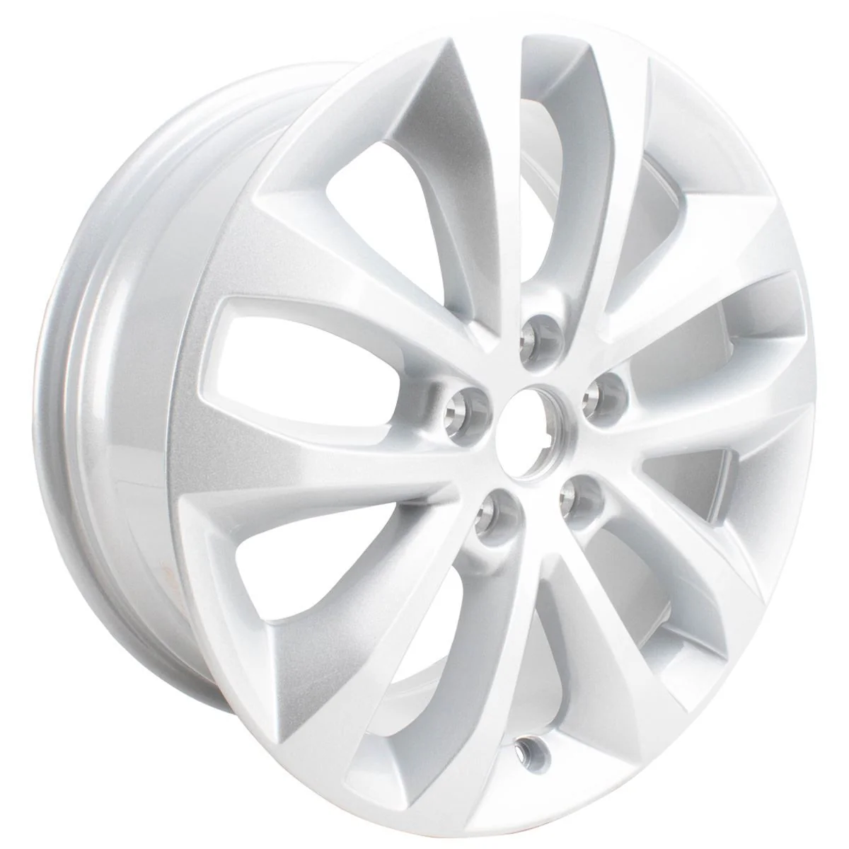 KUGA 17" ALLOY WHEEL 5X2-SPOKE DESIGN SILVER FINISH 2008-2012 - Image 3