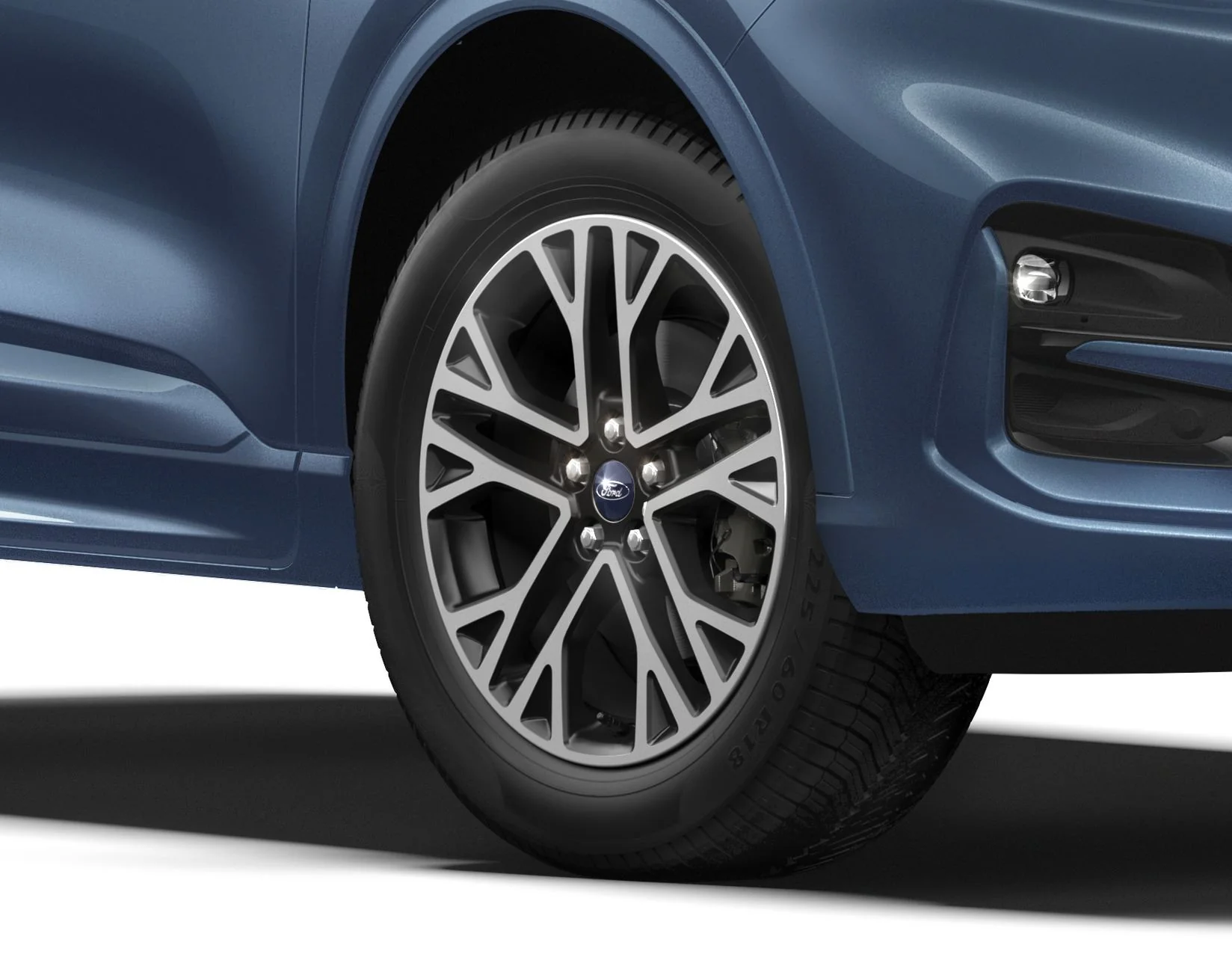 KUGA 18" ALLOY WHEEL 5X2-Y-SPOKE DESIGN GLASS MAGNETIC FINISH 2020-ON