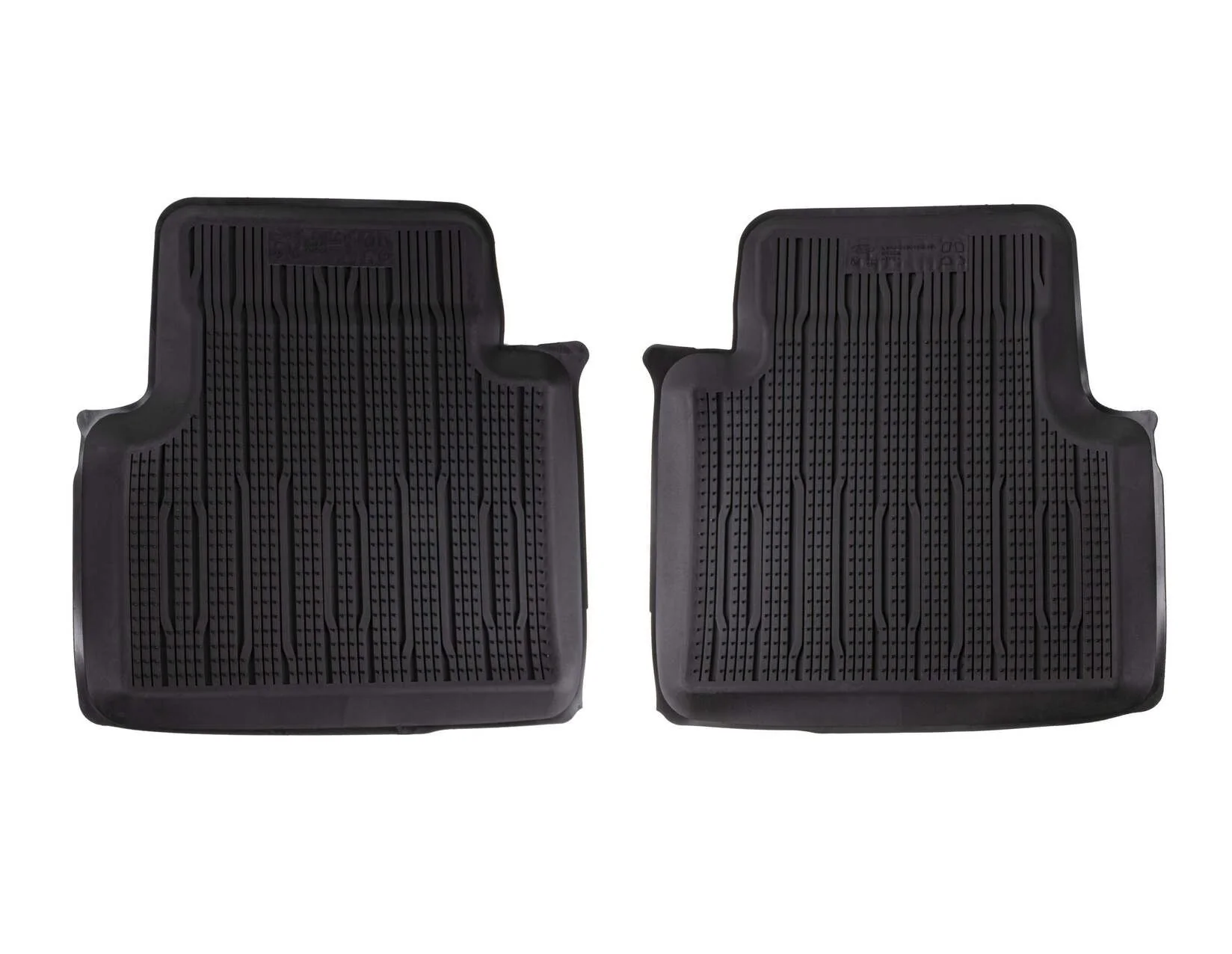 KUGA PHEV FHEV REAR RUBBER FLOOR MATS ALL-WEATHER CONTOURED BLACK AUTOMATIC 2020-ONWARDS - Image 4