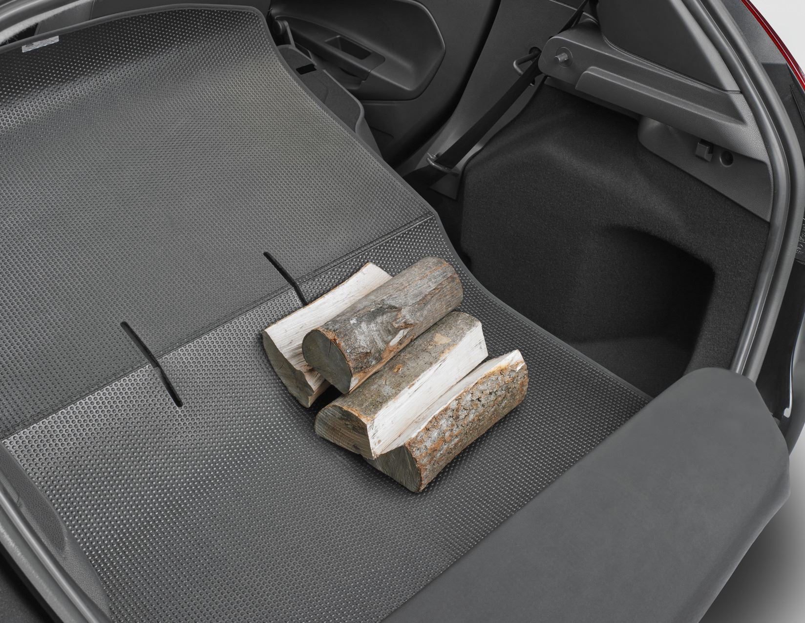 FIESTA BOOT FLOOR MAT FOLDABLE LOAD COMPARTMENT BUMPER COVER WITH LOGO 2008-2019 - Image 3