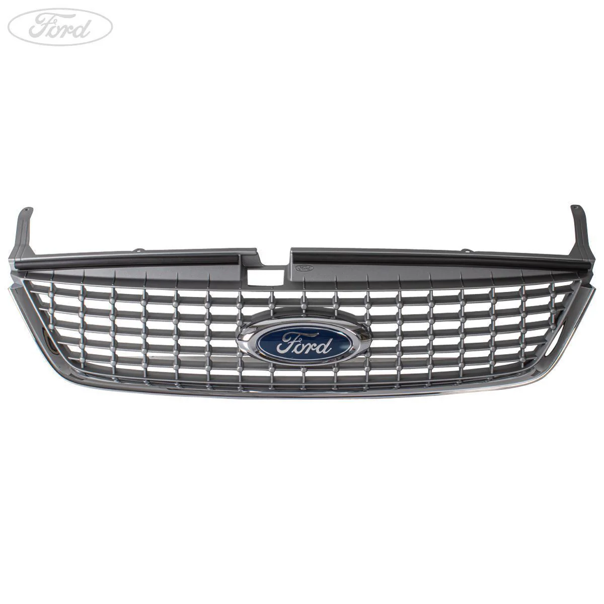 MONDEO FRONT BUMPER UPPER RADIATOR GRILLE SILVER 07-10 - Image 4