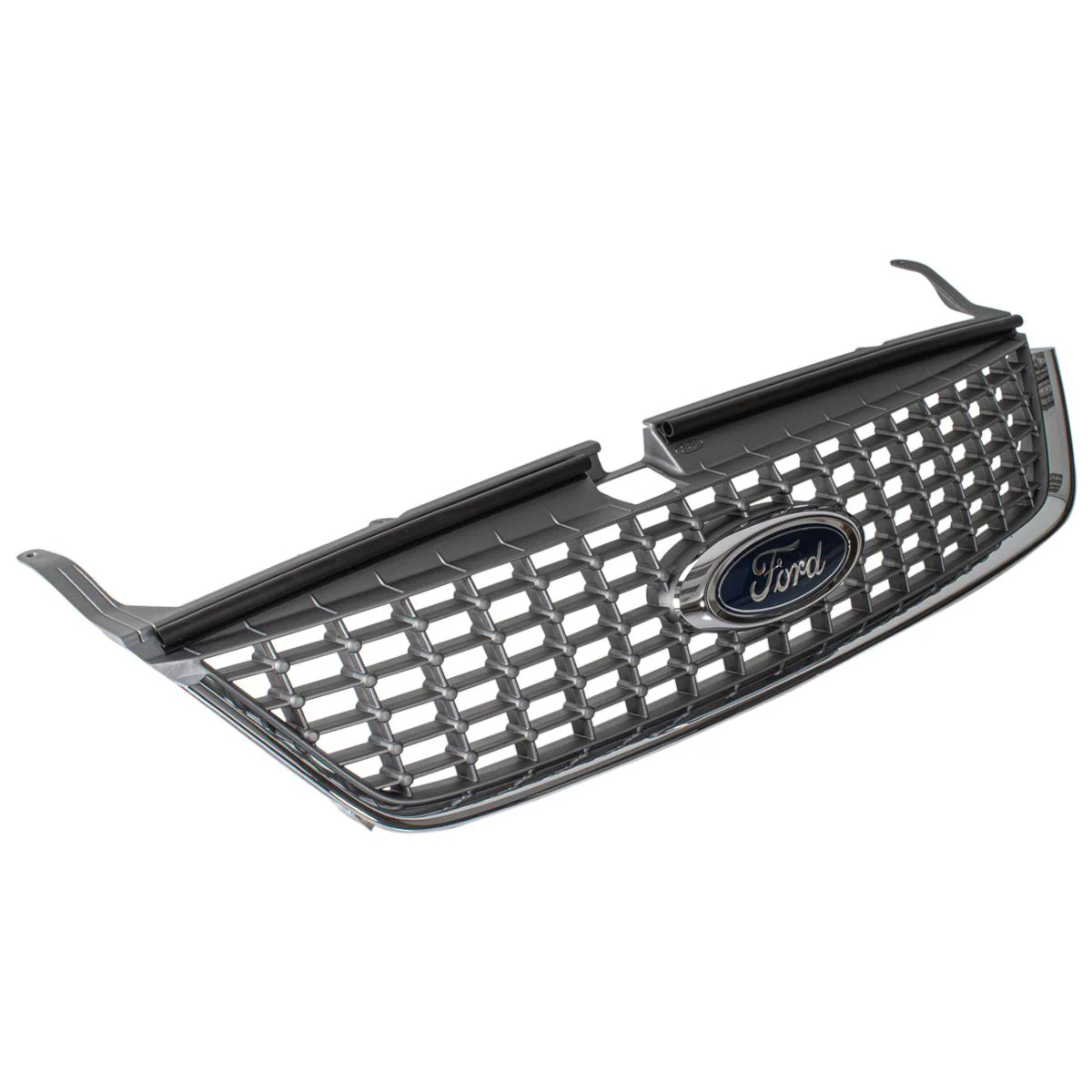 MONDEO FRONT BUMPER UPPER RADIATOR GRILLE SILVER 07-10 - Image 5