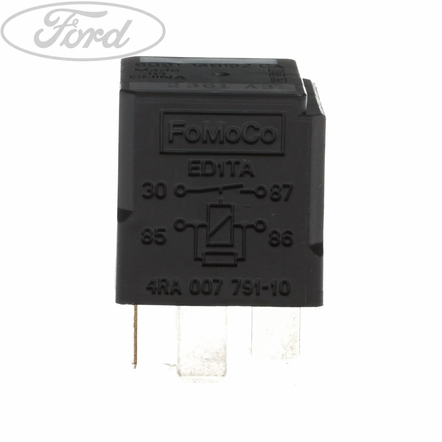 MONDEO GALAXY TRANSIT RELAY 40 AMP BLACK MINI MULTI