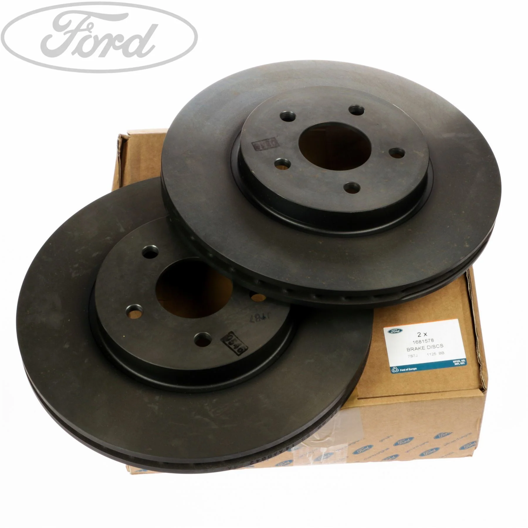 MONDEO MK3 FRONT VENTED BRAKE DISCS PAIR 300MM 00-07 - Image 4
