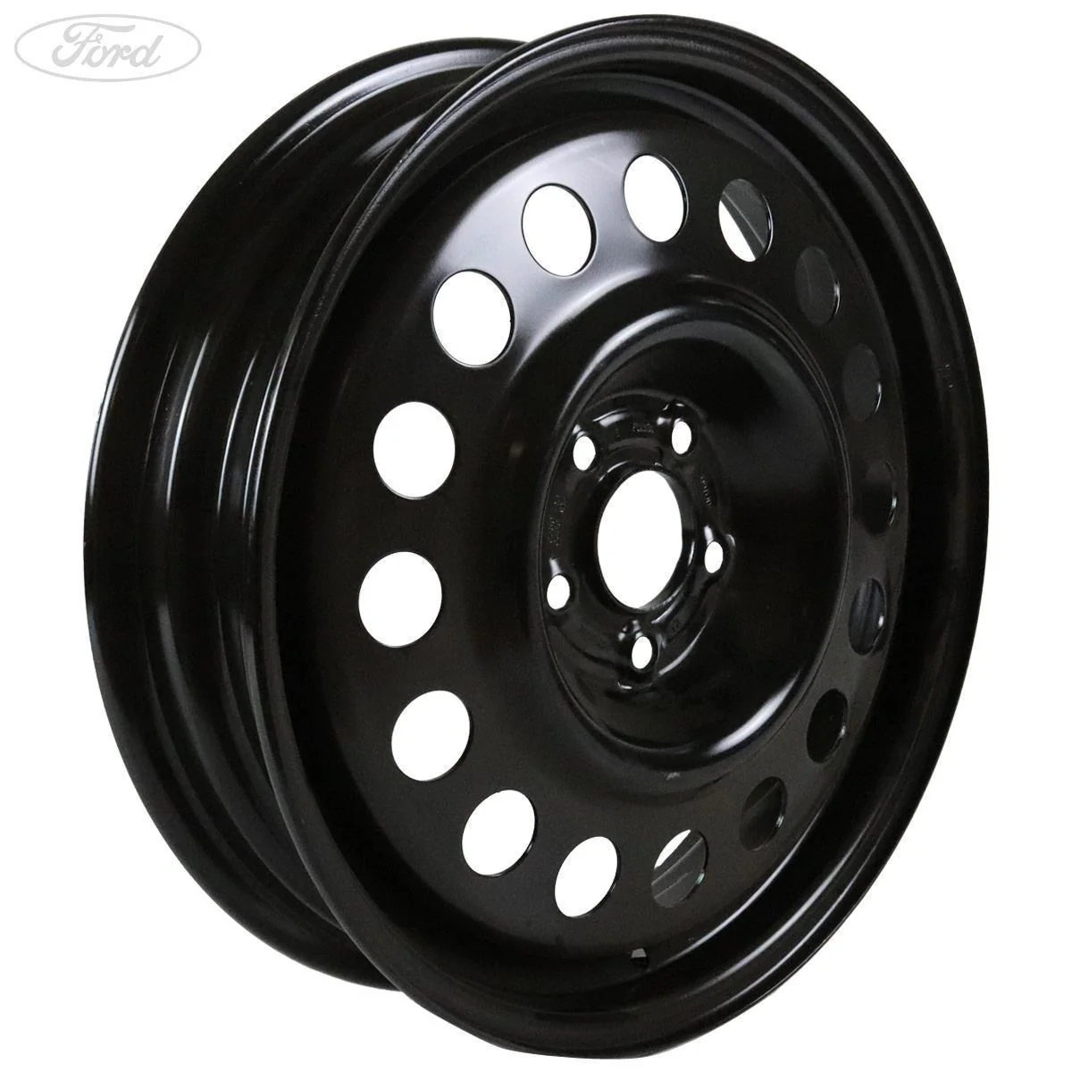 MONDEO MK5 17" MINI SPARE STEEL WHEEL BLACK 2014-2016 - Image 2