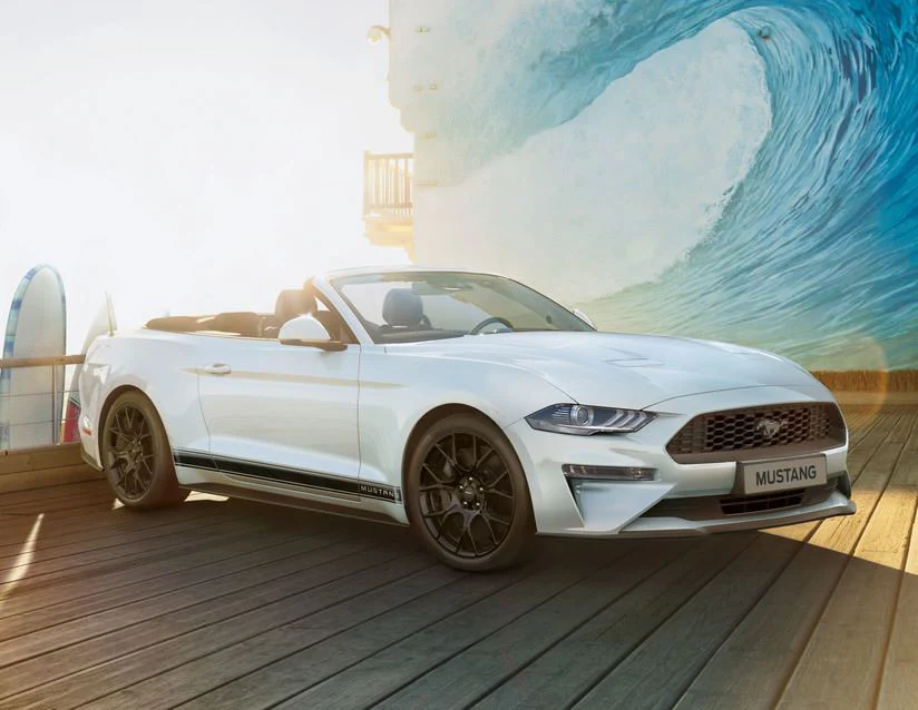 MUSTANG FORD PERFORMANCE TRI-BAR SIDE STRIPES WITH MUSTANG LETTERING - Image 3