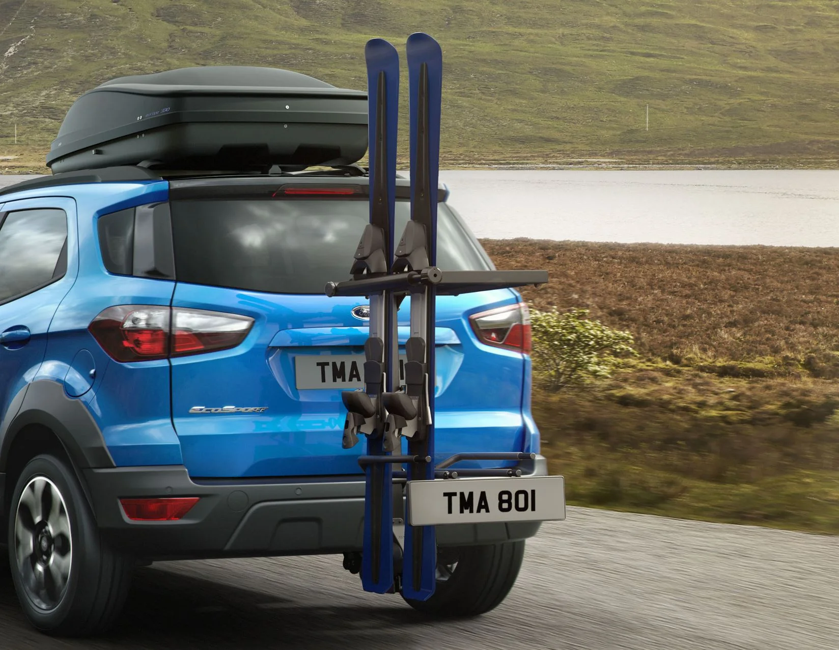 MOTTEZ* SKI & SNOWBOARD CARRIER TOW BAR MOUNTED - Image 13
