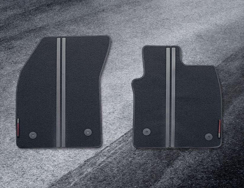 FOCUS PERFORMANCE FLOOR MATS FRONT, BLACK WITH FORD PERFORMANCE LOGO, 2018 - 2021 - Image 4