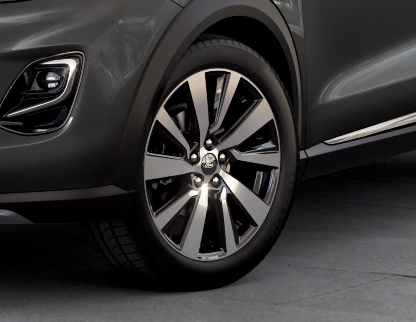 PUMA 18" ALLOY WHEEL 5X2-SPOKE DESIGN PEARL GREY MACHINED FINISH 2020-ONWARDS