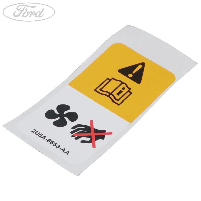 RADIATOR FAN WARNING DECAL - Image 2