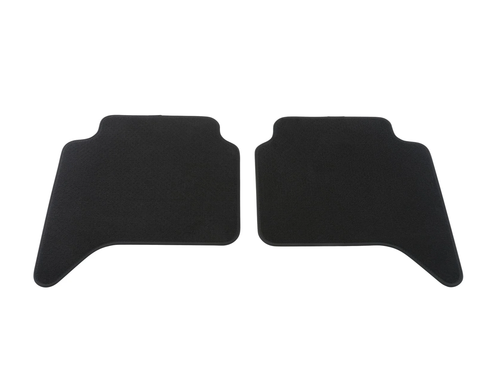 RANGER P703 DOUBLE CAB REAR CARPET FLOOR MATS CONTOURED BLACK WITH SERGE FABRIC BINDING 2022-ONWARDS - Image 3