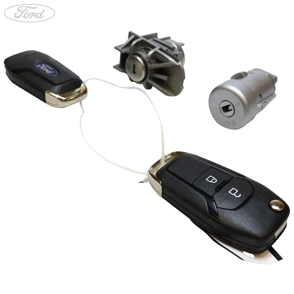 RANGER COMPLETE VEHICLE LOCKSET 2X FLIP KEYS - Image 2