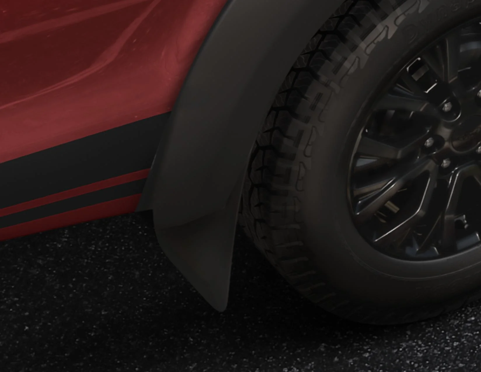 FORD RANGER 02/2019-06/2022 EGR* WHEEL ARCH EXTENSION FRONT AND REAR,MATTE BLACK - Image 4