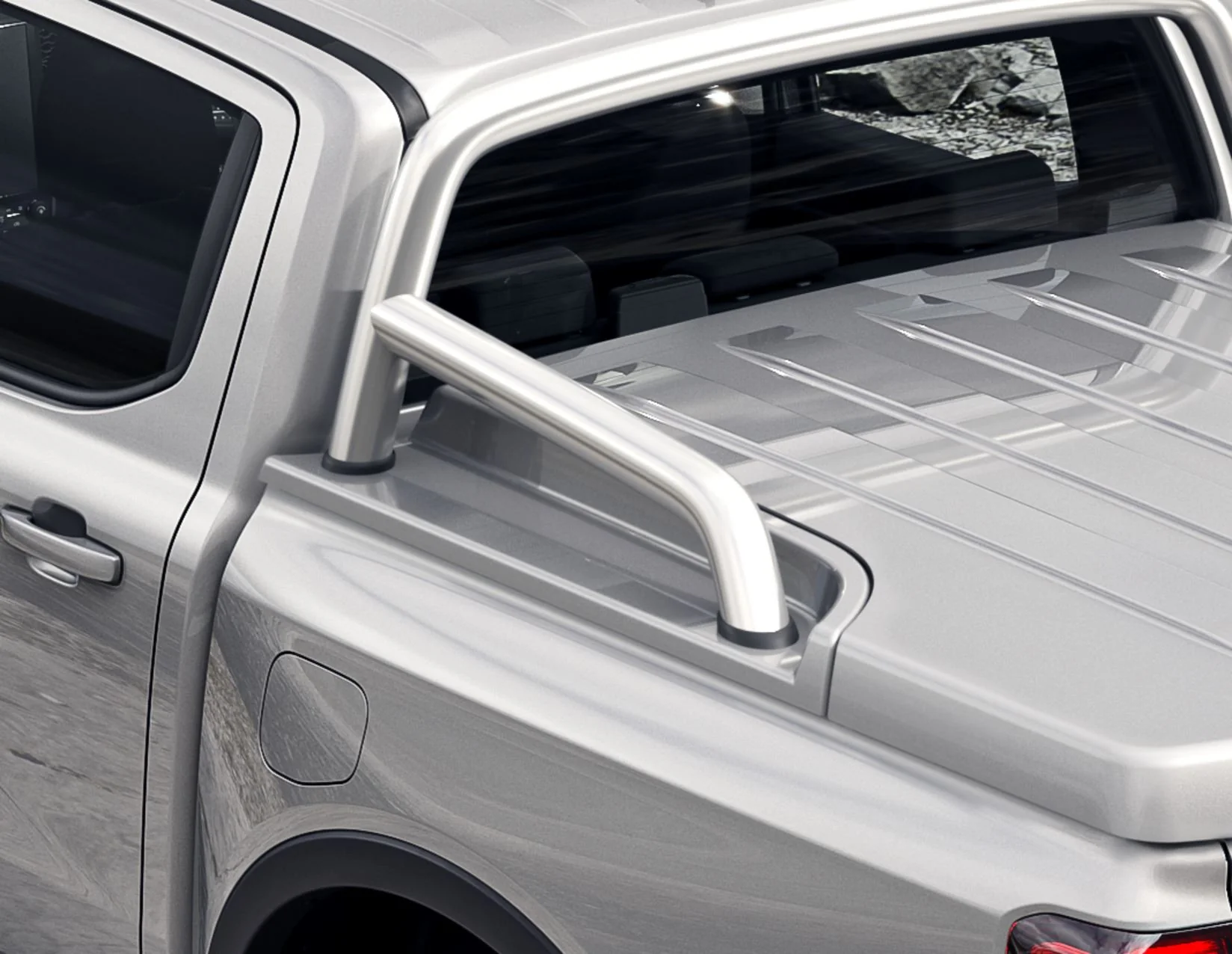 RANGER FROM 06/2022 HARD TONNEAU COVER MOONDUST SILVER - Image 3