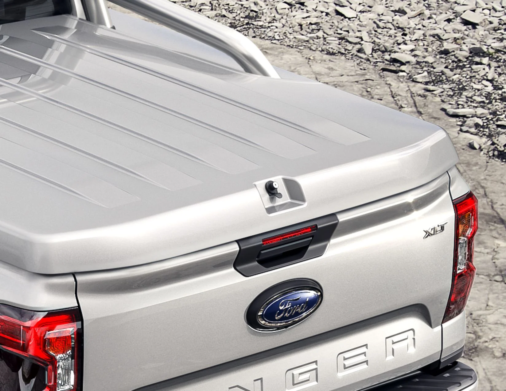RANGER FROM 06/2022 HARD TONNEAU COVER MOONDUST SILVER - Image 4