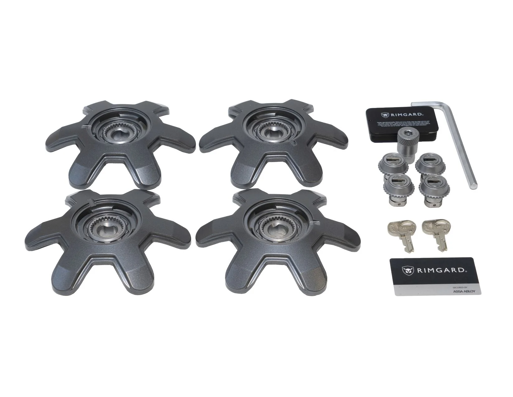 RANGER 01/2012-06/2022 RIMGARD®* WHEEL LOCK SET OF 4,ANTHRACITE