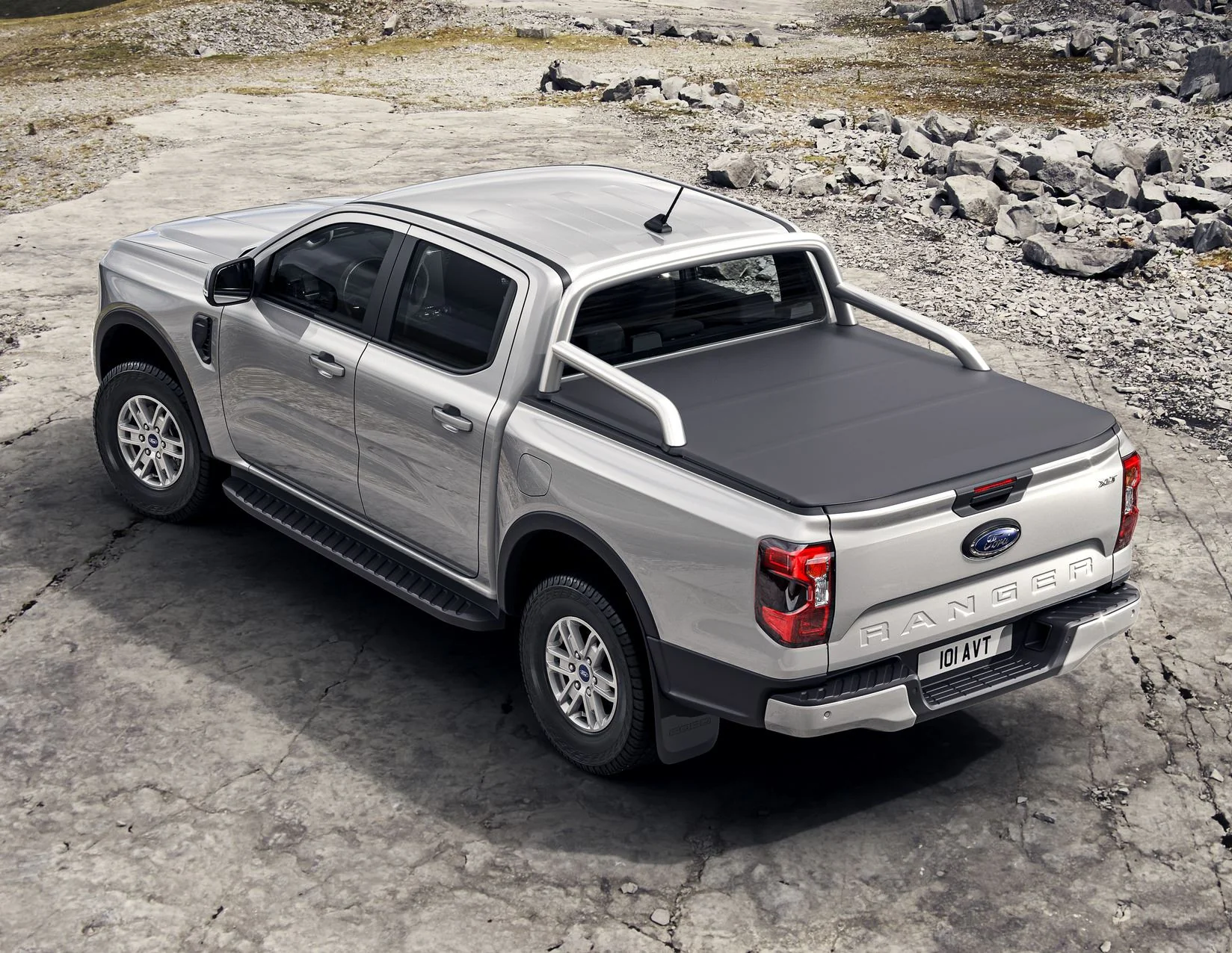 RANGER FROM 06/2022 SOFT TONNEAU COVER BLACK - Image 4