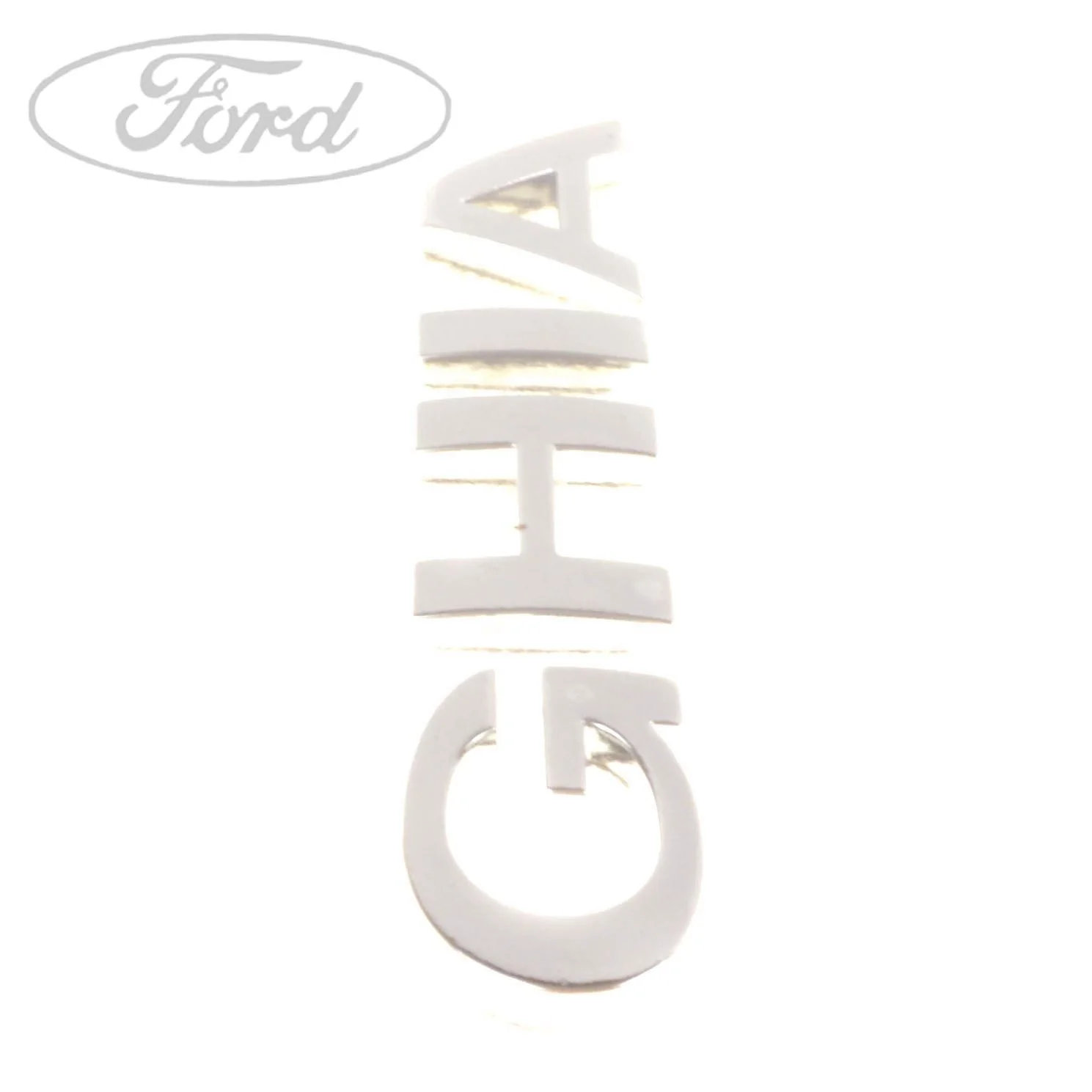 REAR TAILGATE MOUNTED GHIA NAME PLATE BADGE EMBLEM - Image 3