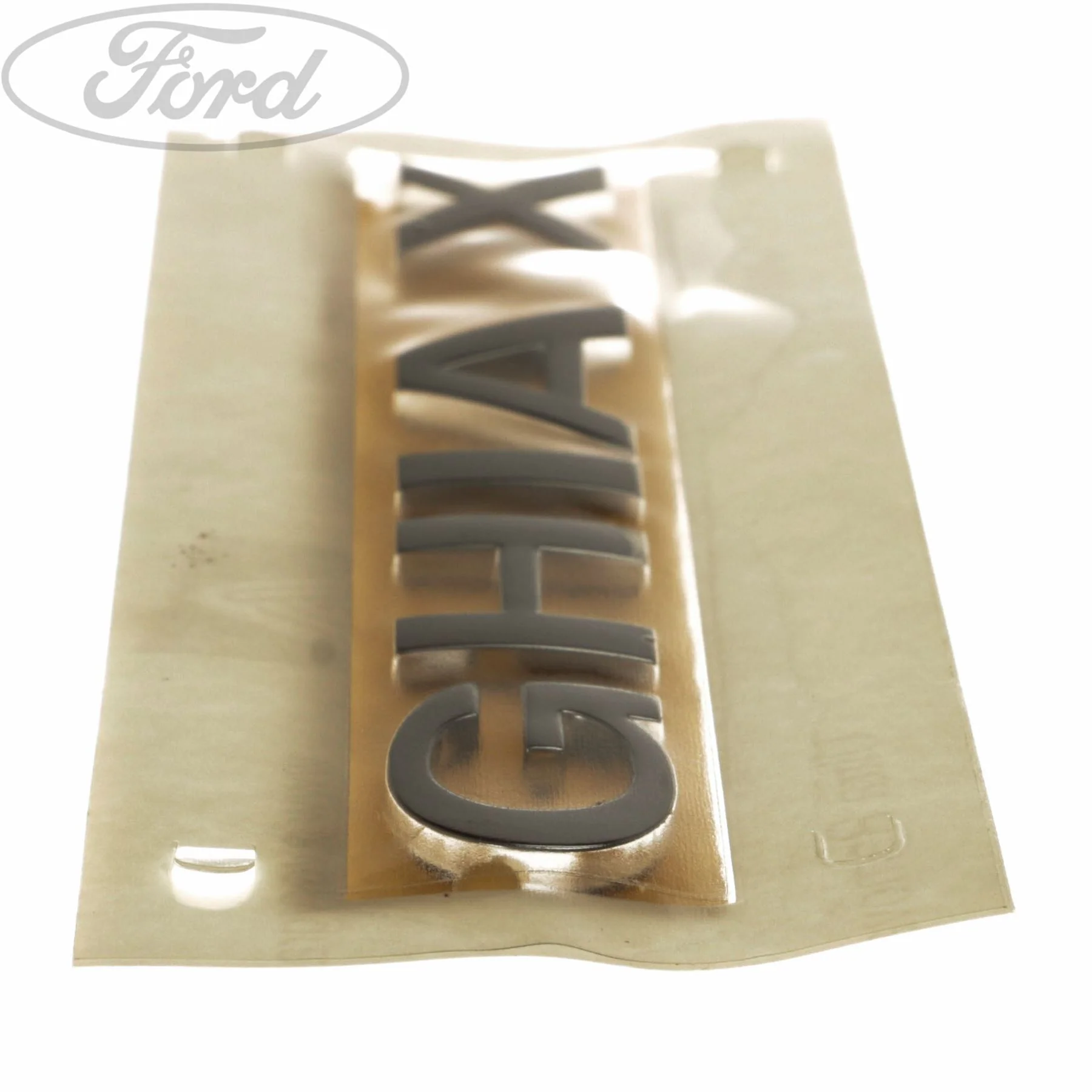 REAR TAILGATE MOUNTED GHIA X NAME PLATE BADGE EMBLEM - Image 4