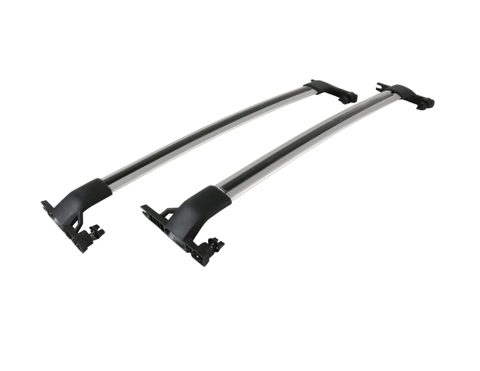 ECOSPORT ROOF CROSS BARS ALUMINIUM LOCKABLE FOR CLOSED RAILS SILVER FINISH 2013-2023 1876580 - Image 2