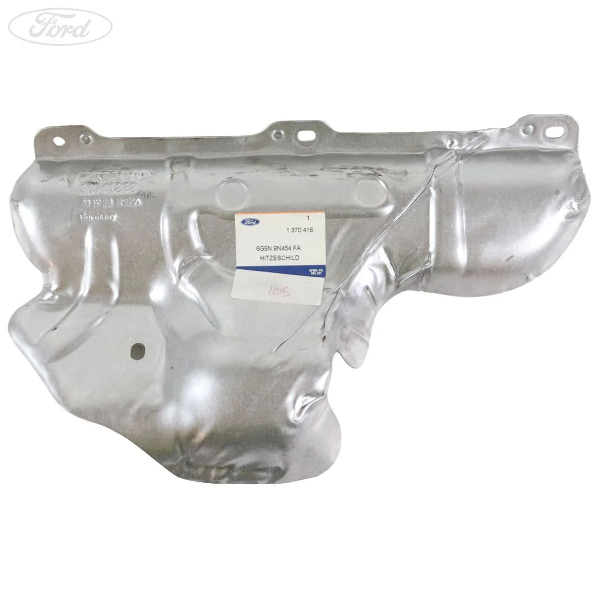 RS & ST 2.5 DURATEC EXHAUST MANIFOLD HEAT SHIELD 2008-2012 - Image 3