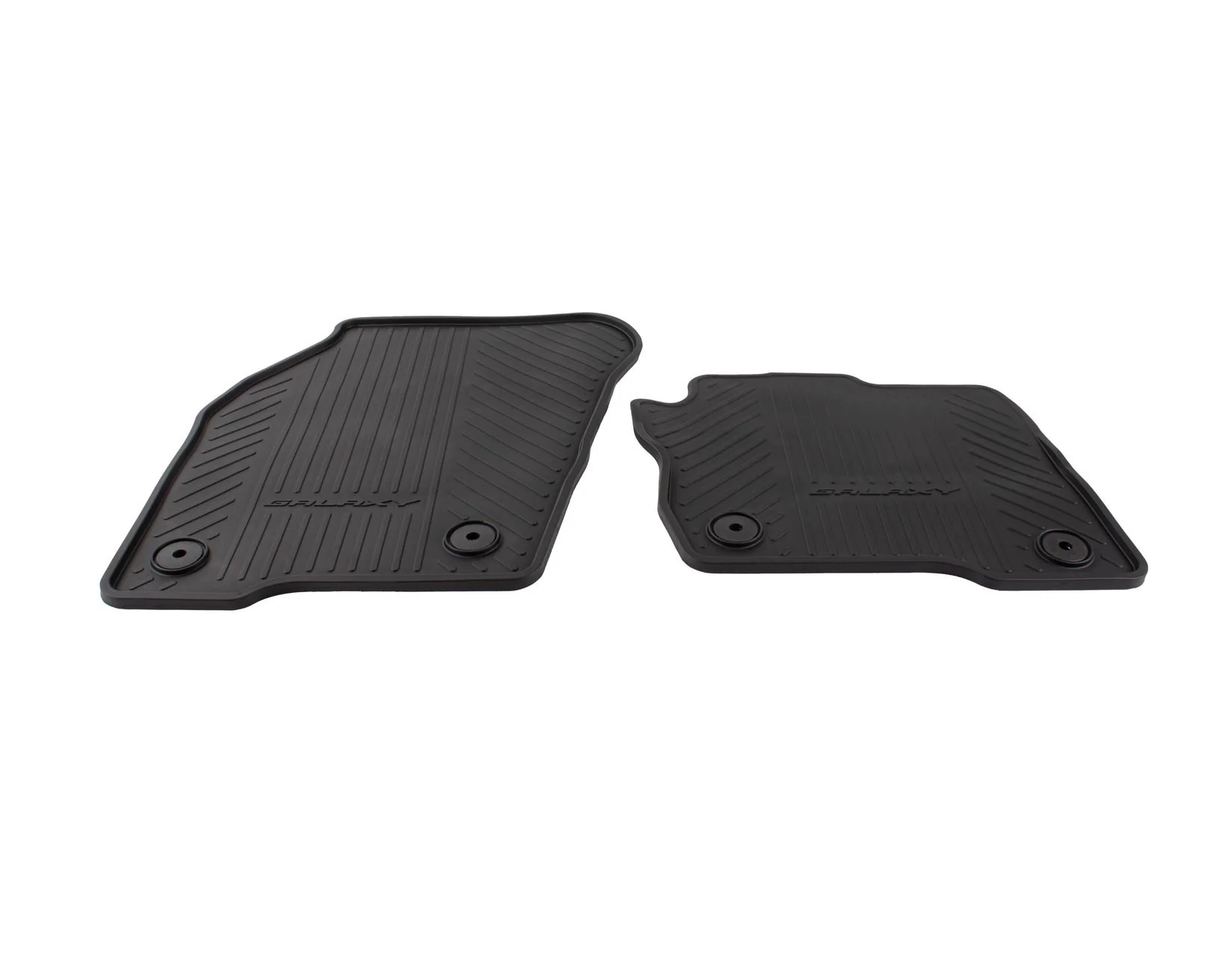 GALAXY FROM 05/2015 RUBBER FLOOR MATS FRONT,BLACK - Image 2