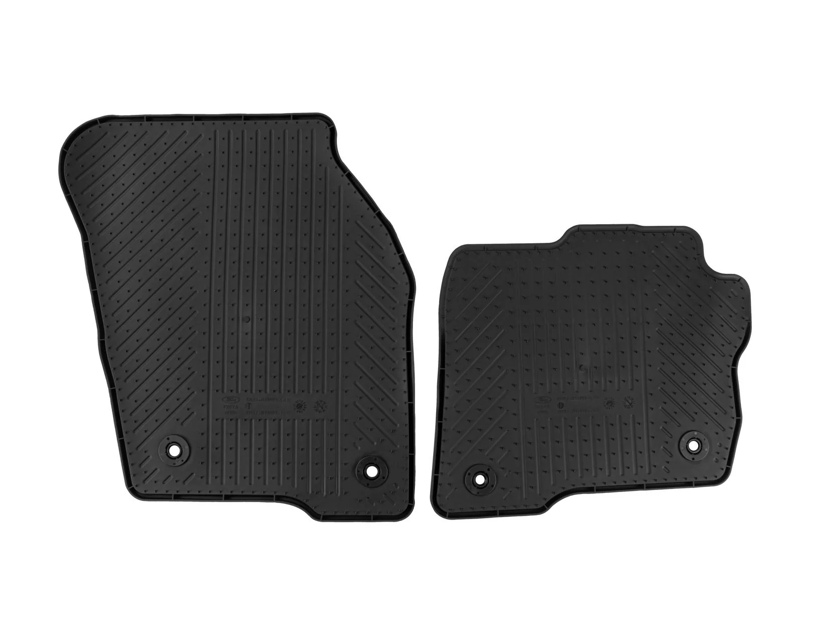 GALAXY FROM 05/2015 RUBBER FLOOR MATS FRONT,BLACK - Image 4