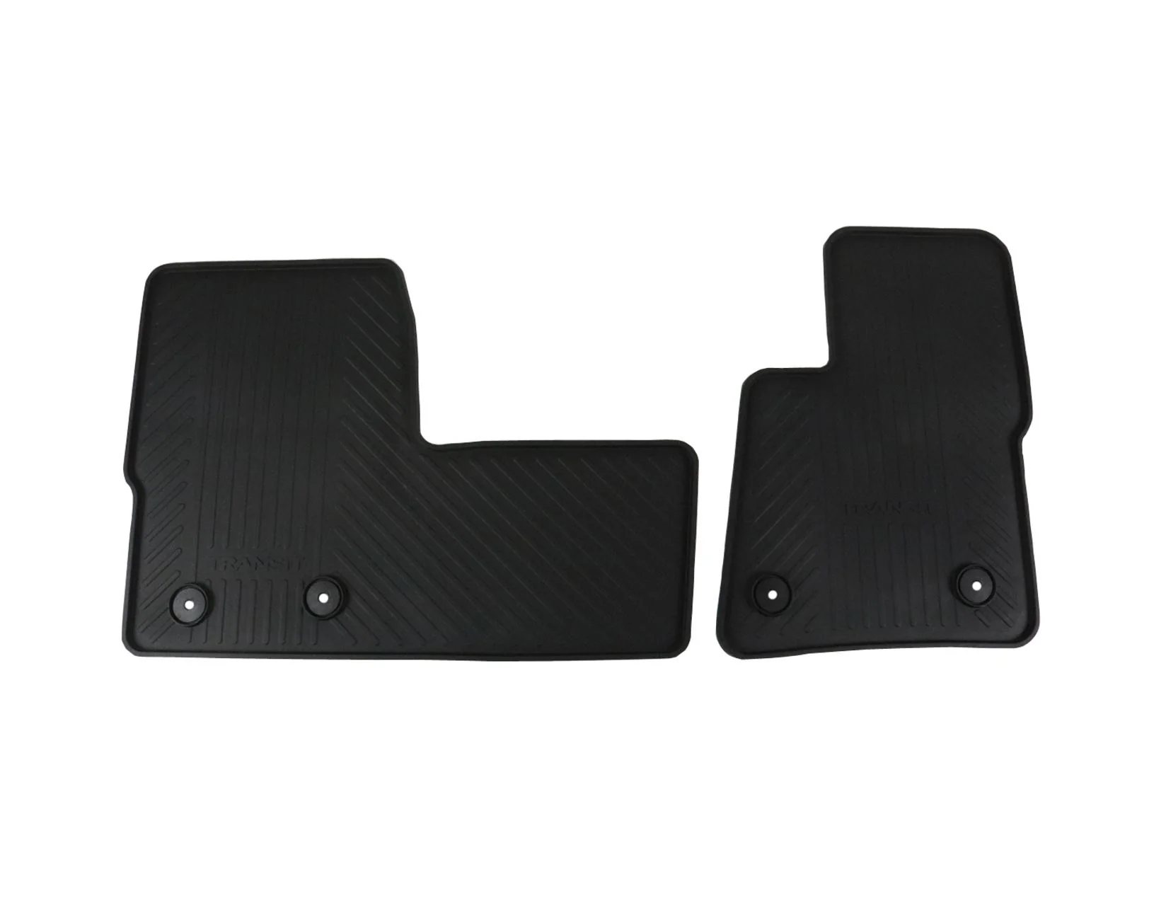 TOURNEO CUSTOM 08/2012-09/2023 RUBBER FLOOR MATS FRONT,BLACK - Image 3