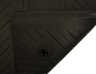 TRANSIT AND TRANSIT CUSTOM RUBBER FLOOR MATS FRONT, BLACK WITH LOGO, AUTOMATIC TRANSMISSION ONLY - Image 7