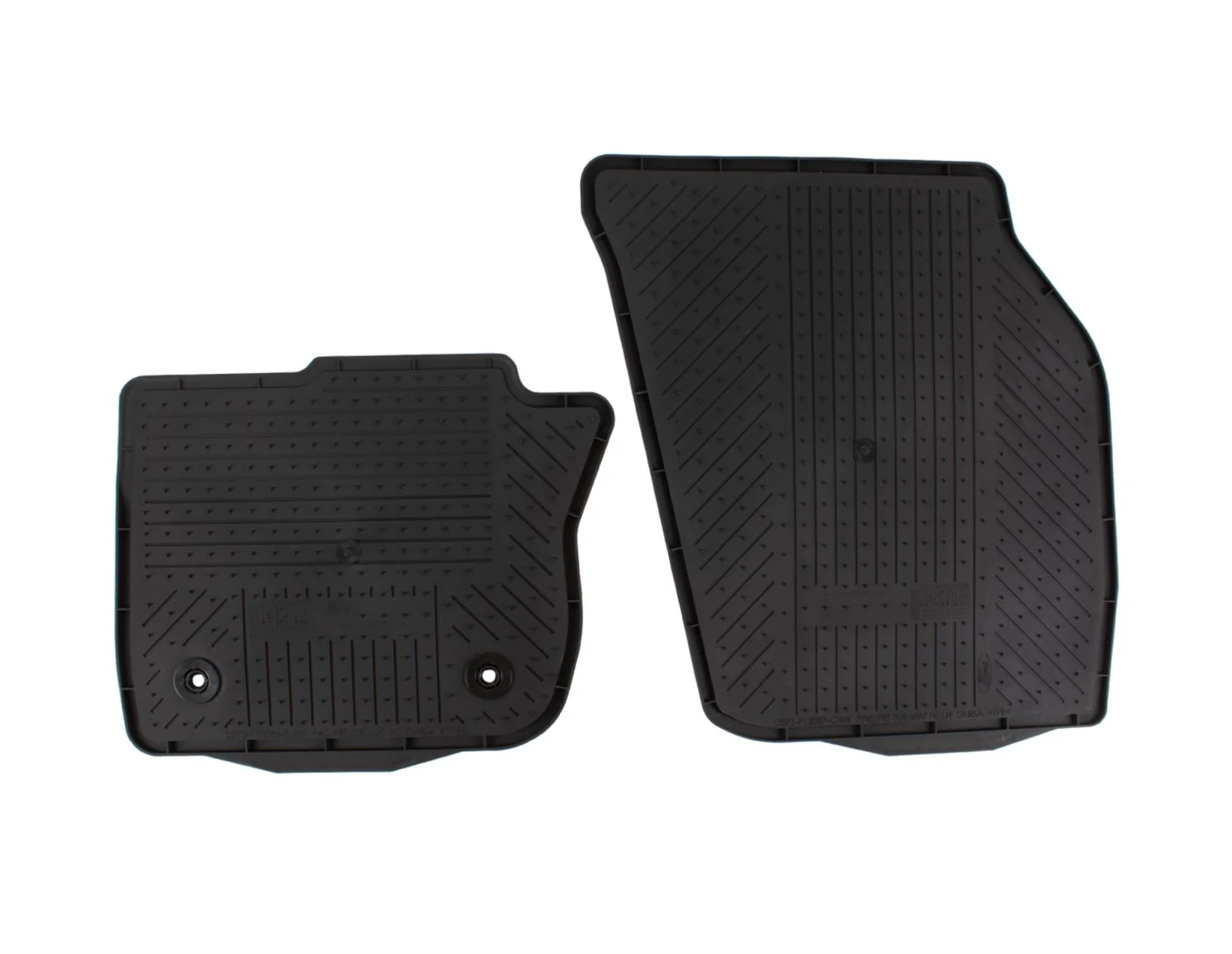 MONDEO FROM 09/2014 RUBBER FLOOR MATS FRONT,BLACK - Image 3