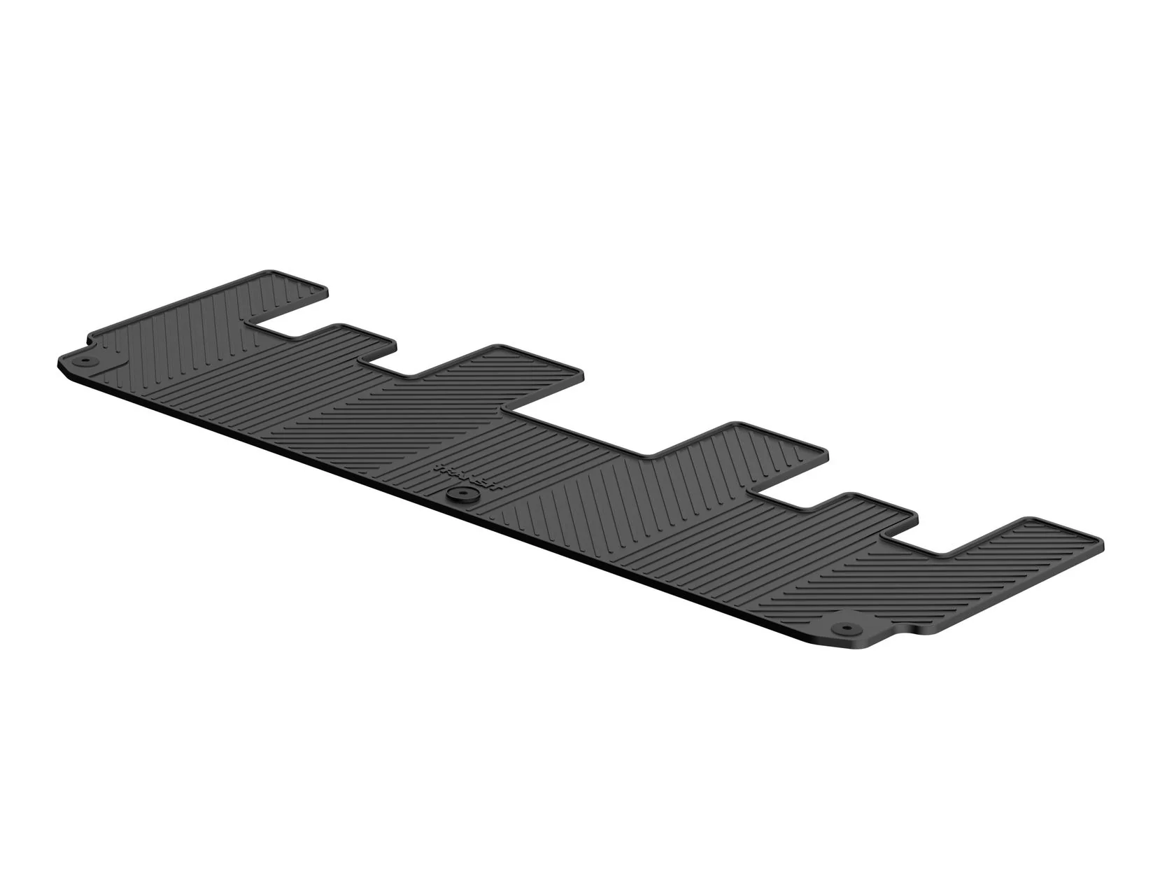 TOURNEO CUSTOM 02/2018-09/2023 RUBBER FLOOR MATS REAR,BLACK - Image 4