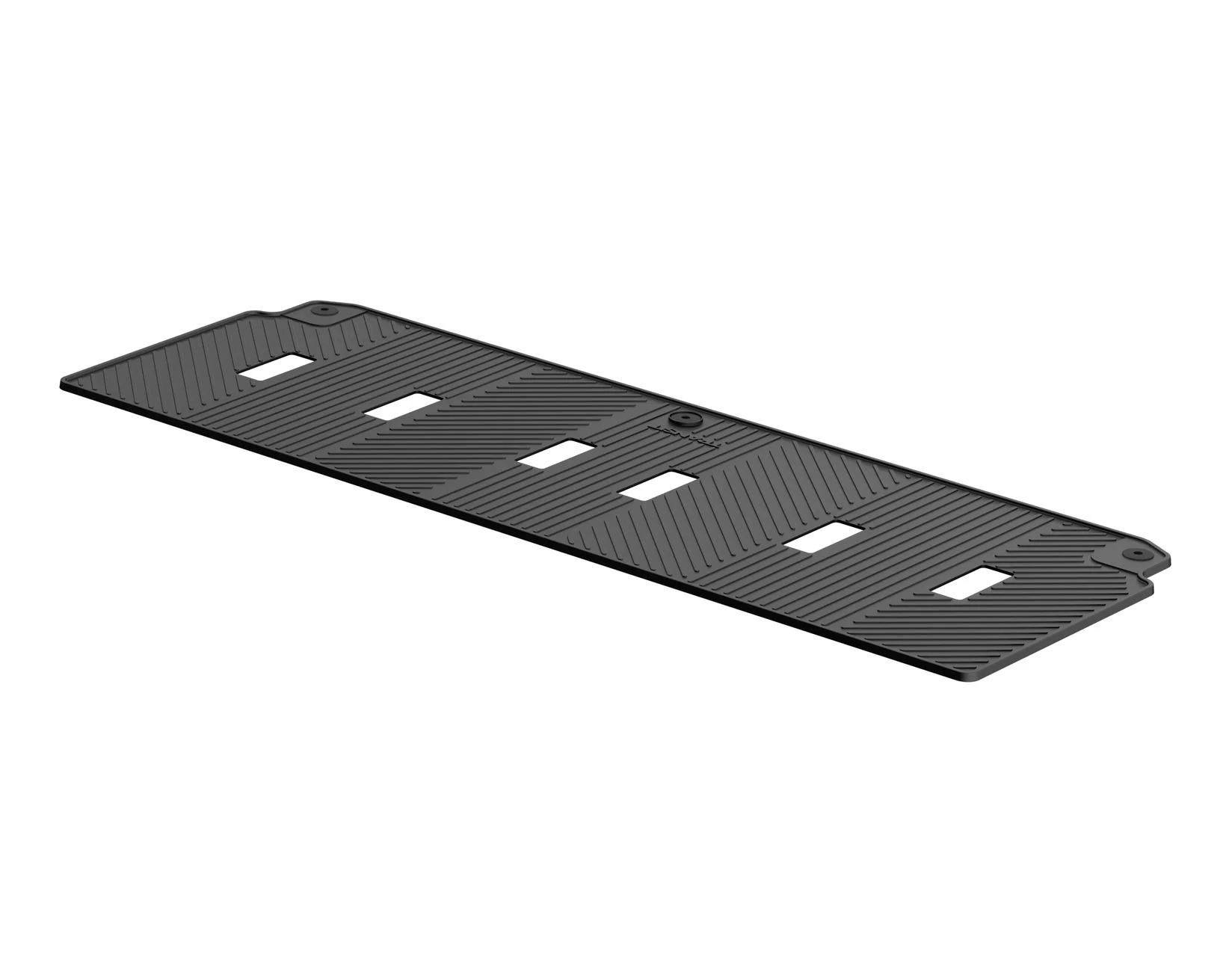 TOURNEO CUSTOM 02/2018-09/2023 RUBBER FLOOR MATS REAR,BLACK - Image 4