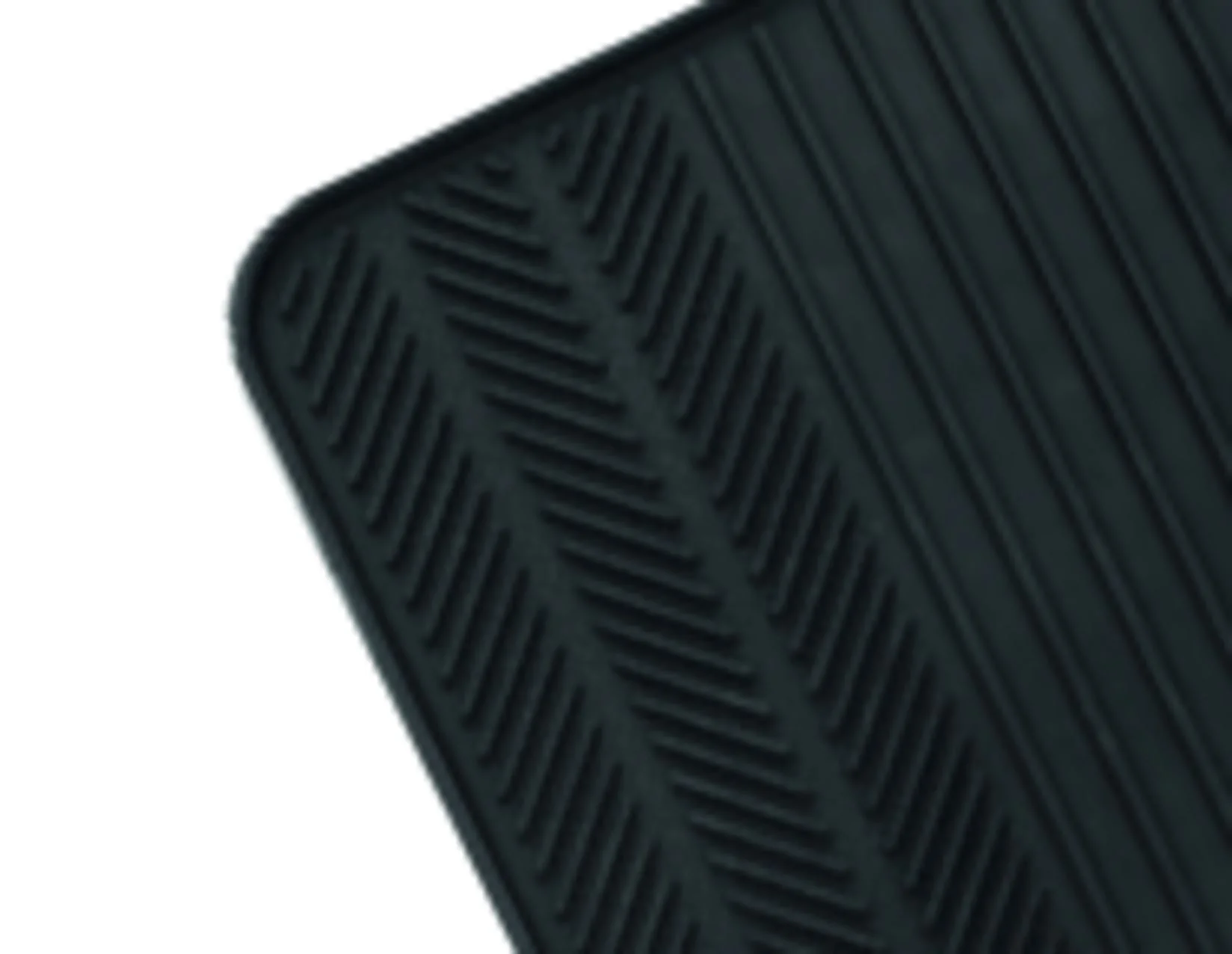 KUGA REAR RUBBER FLOOR MATS ALL-WEATHER CONTOURED BLACK 2008-2012 - Image 2