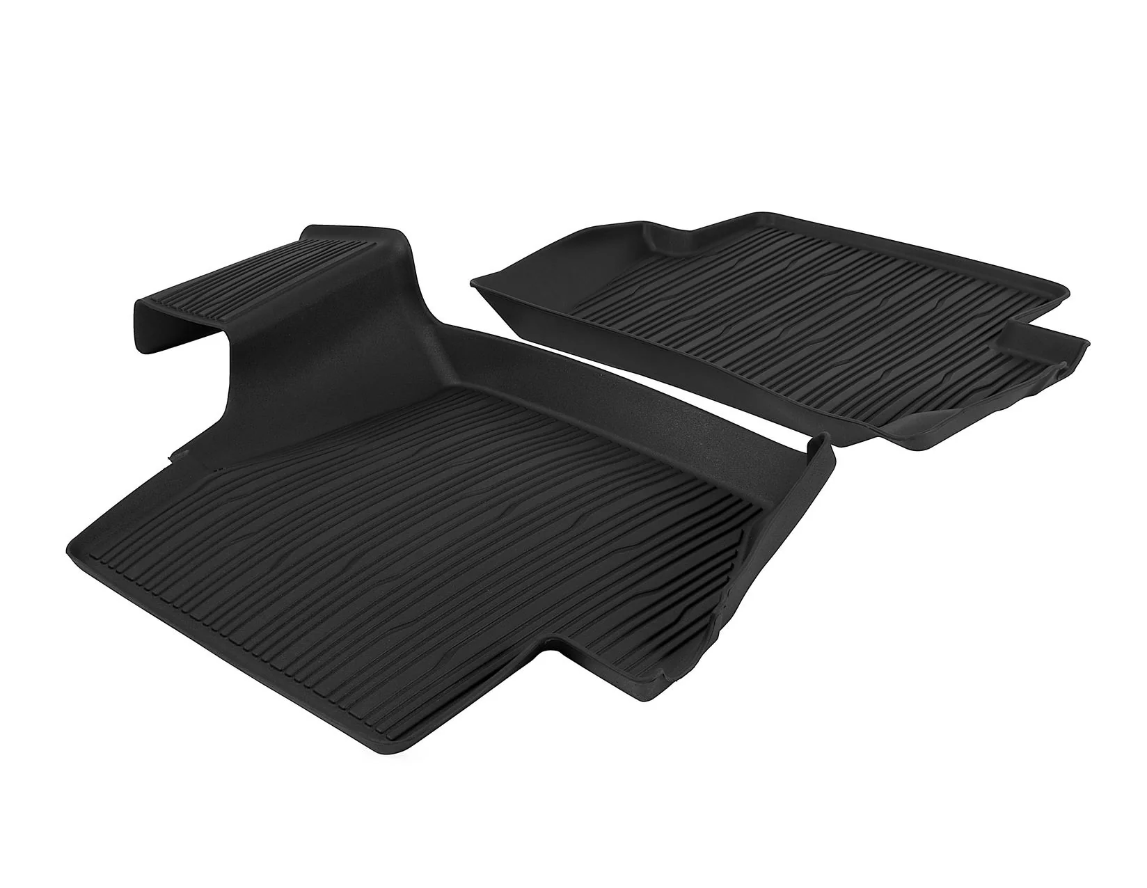 FIESTA PUMA REAR RUBBER FLOOR MATS ALL-WEATHER CONTOURED BLACK 2017-ONWARDS - Image 4
